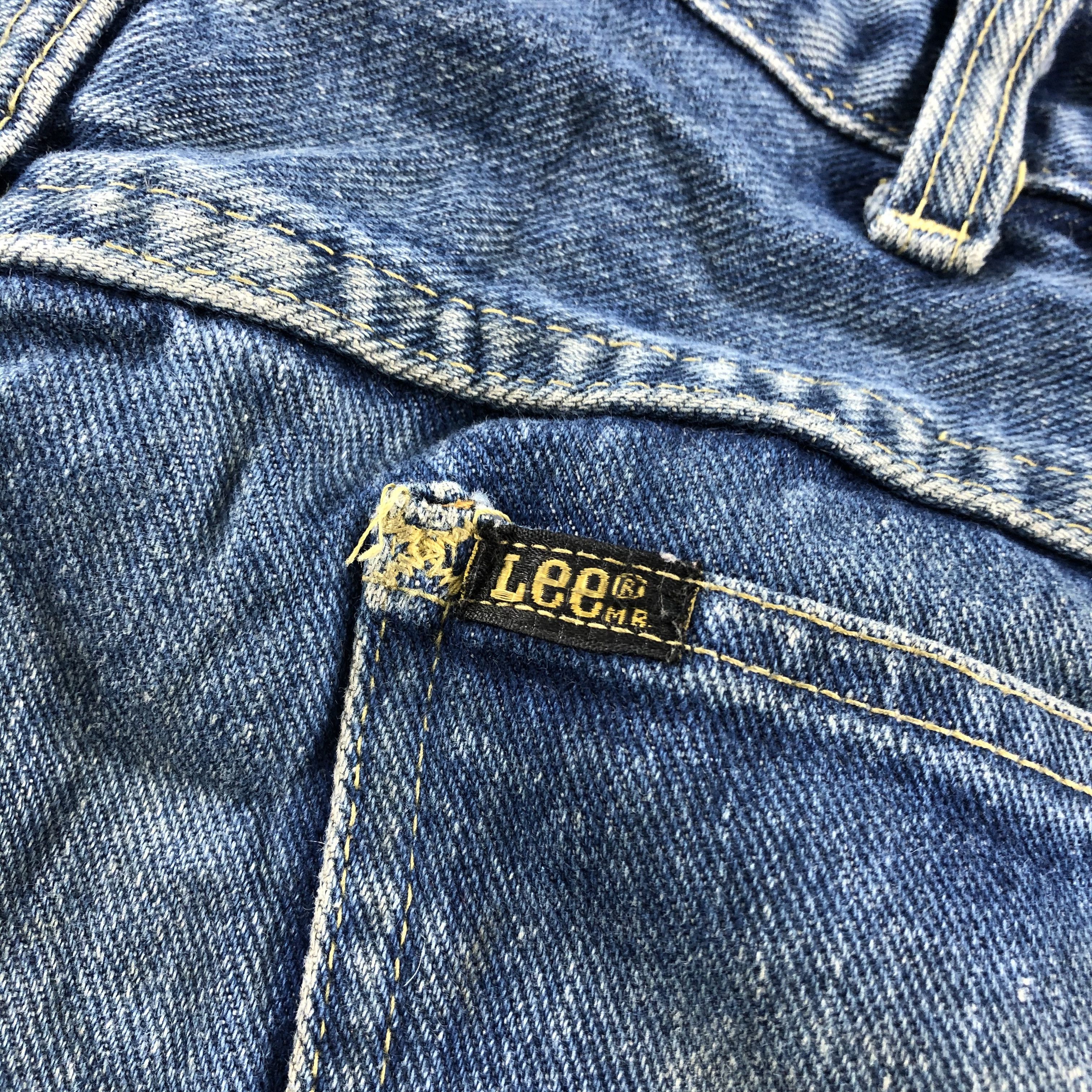 Lee Vintage Blue Wash Lee Jeans-J2678 Size US 31 - 8 Thumbnail