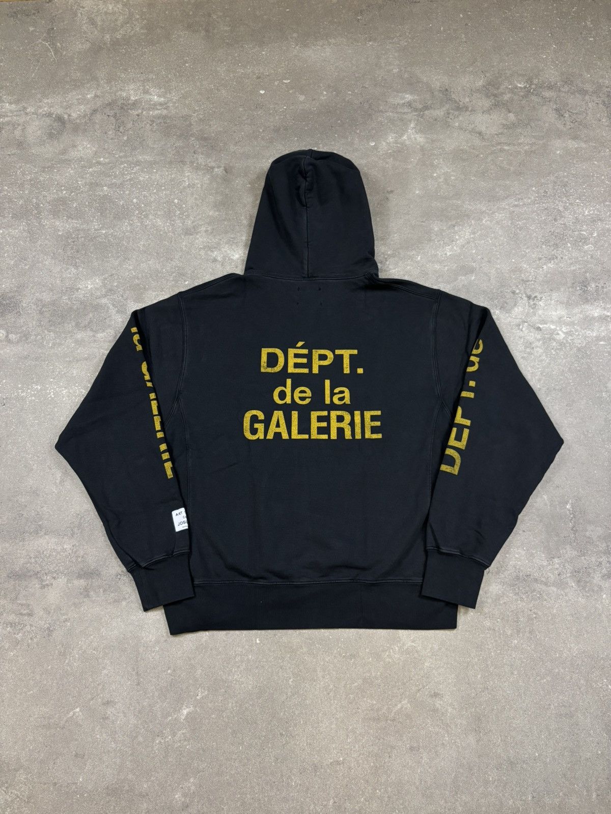 Gallery Dept. Gallery Dept Dept de la Gallery Hoodie, Black Size US XXL / EU 58 / 5 - 2 Thumbnail