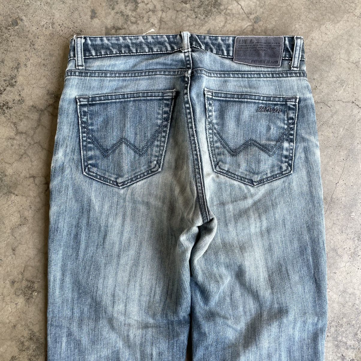 Edwin 🔥Vintage Edwin Premio Jeans Ripped Distress Denim Jeans Size US 32 / EU 48 - 5 Thumbnail
