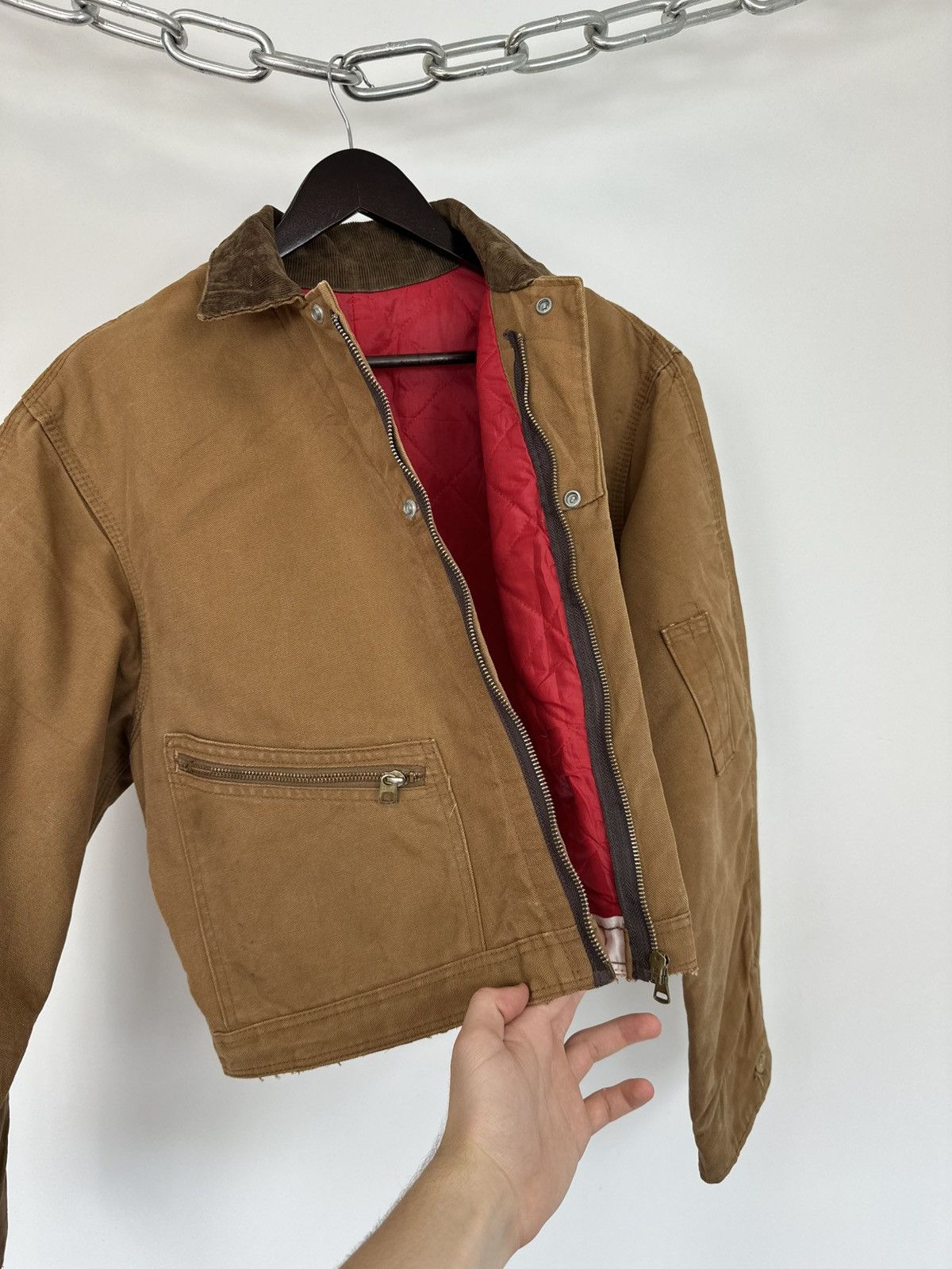 Carhartt Vintage 70s Carhartt USA Cropped Boxy Baggy Detroit Jacket Size US M / EU 48-50 / 2 - 16 Thumbnail