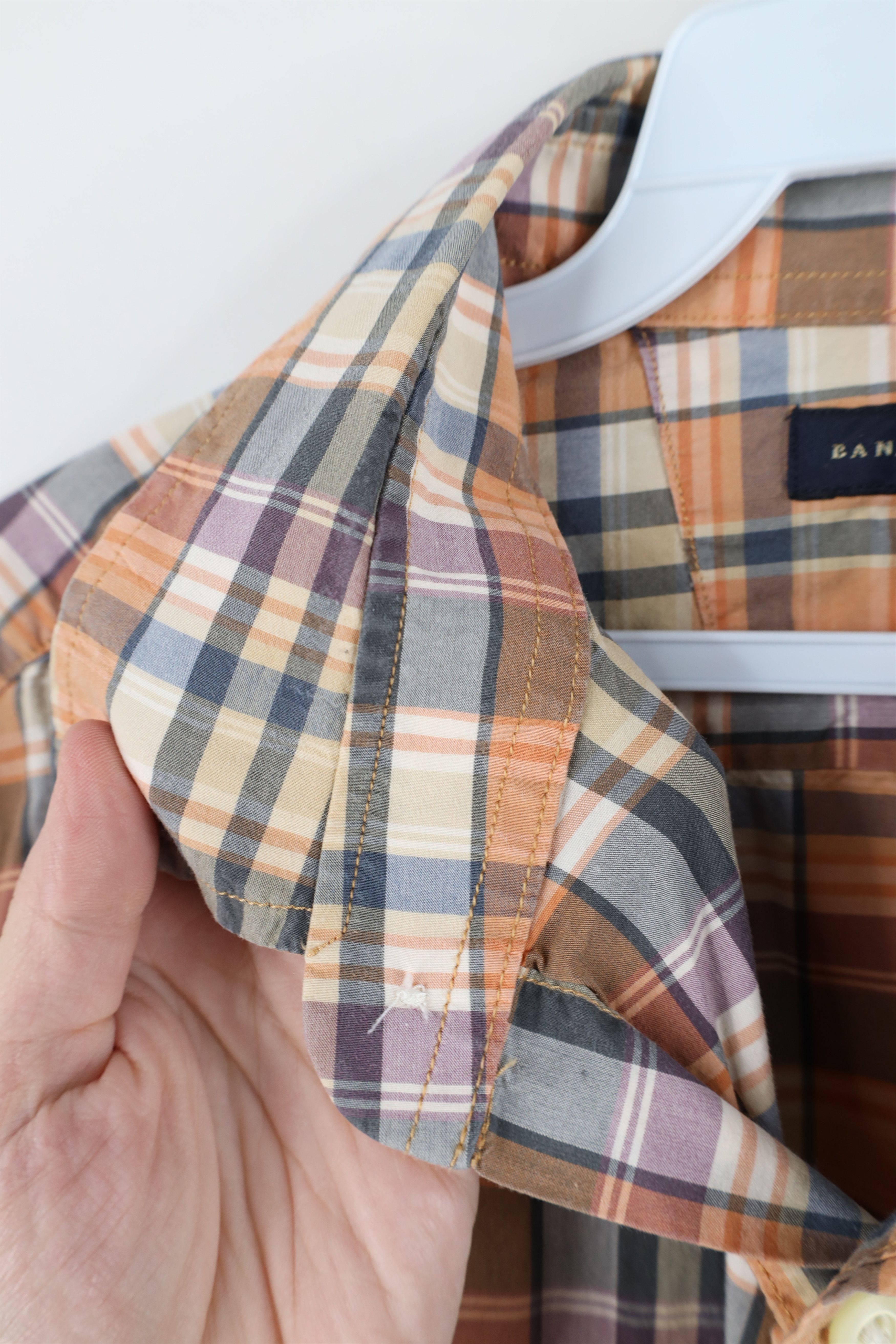 Banana Republic Y2K Banana Republic Pocket Collared Button Shirt Plaid Size US L / EU 52-54 / 3 - 7 Thumbnail