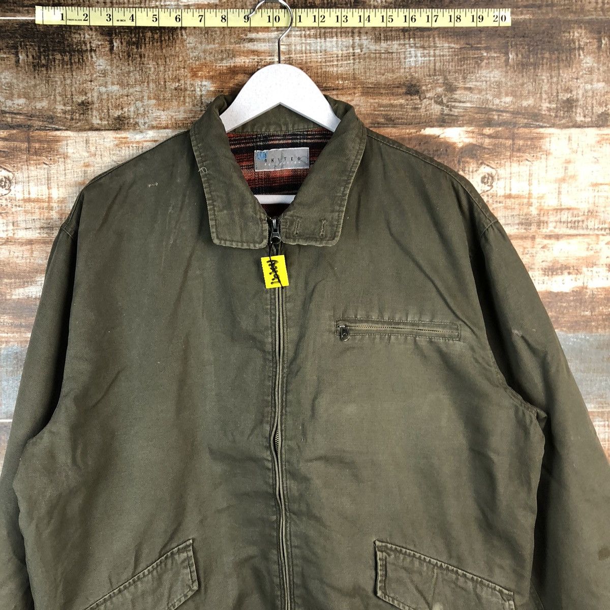 Other United Green military Bombers Jacket #A2197 Size US L / EU 52-54 / 3 - 5 Thumbnail