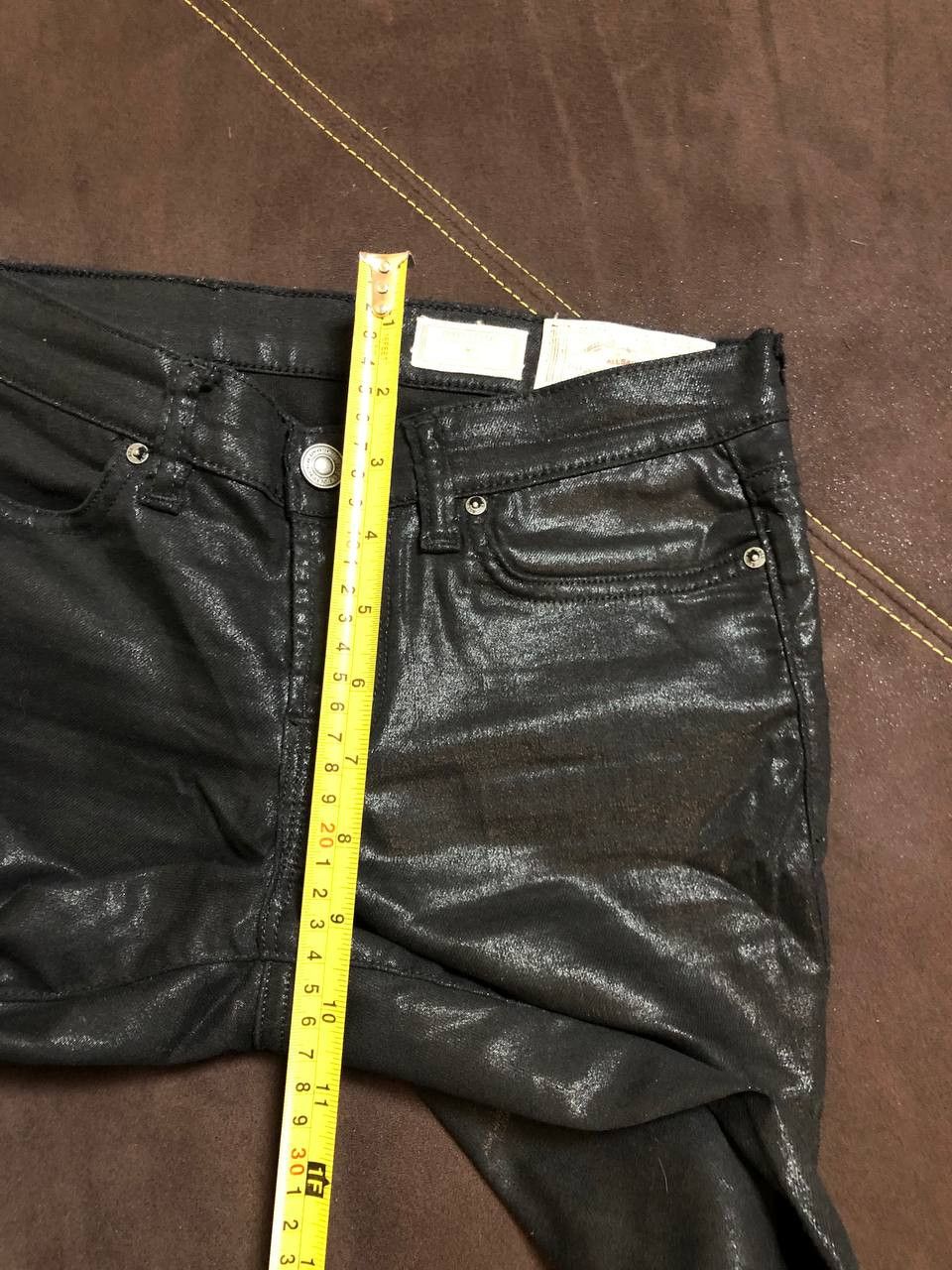 Allsaints ALL SAINTS SPITALFIELDS BRODIE LOW RISE CROPPED SKINNY Jeans Size 25" / US 0 / IT 36 - 9 Thumbnail