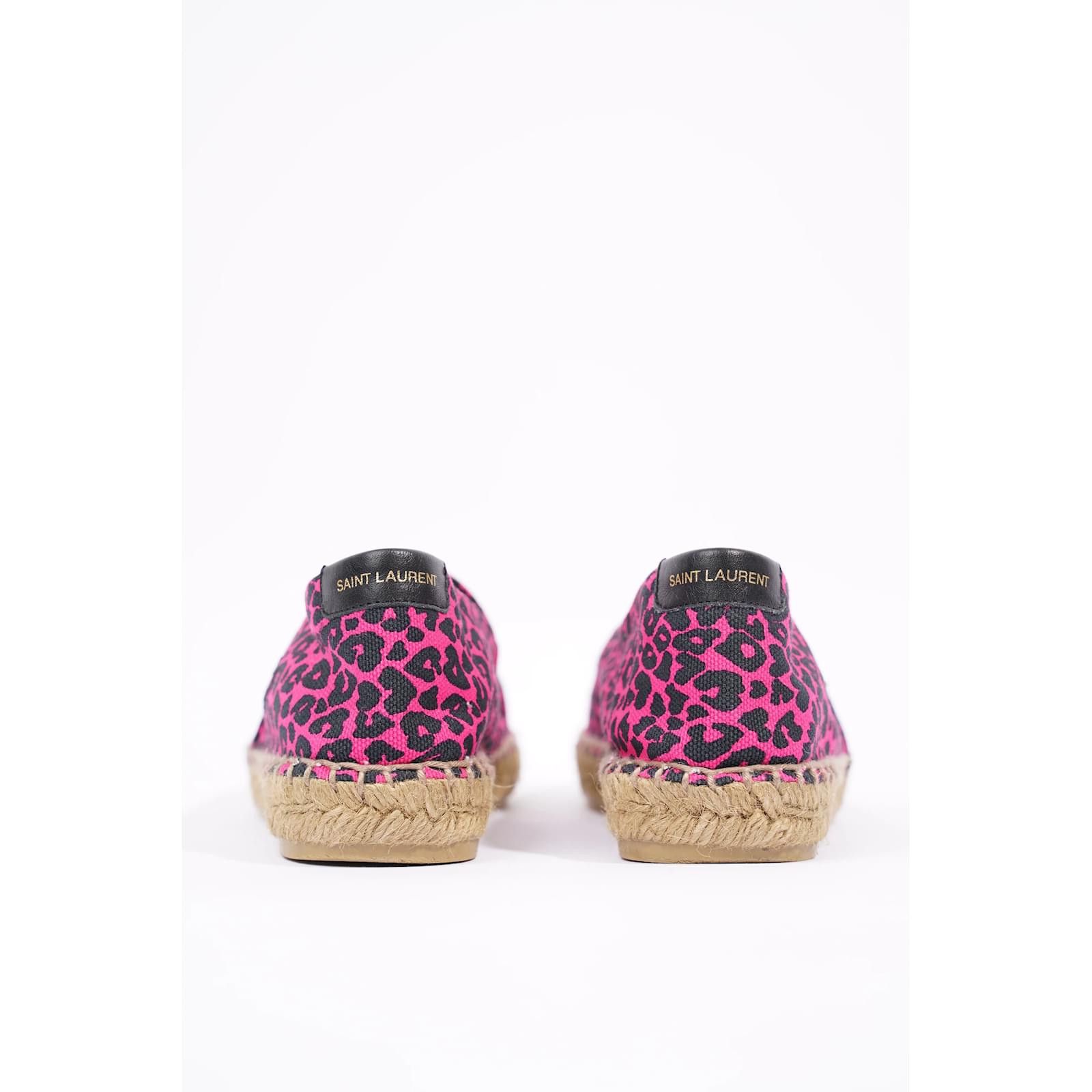 Saint Laurent Paris o1s1wg111024 Embroidered Espadrilles Heart-Shaped Size US 6 / IT 36 - 5 Thumbnail
