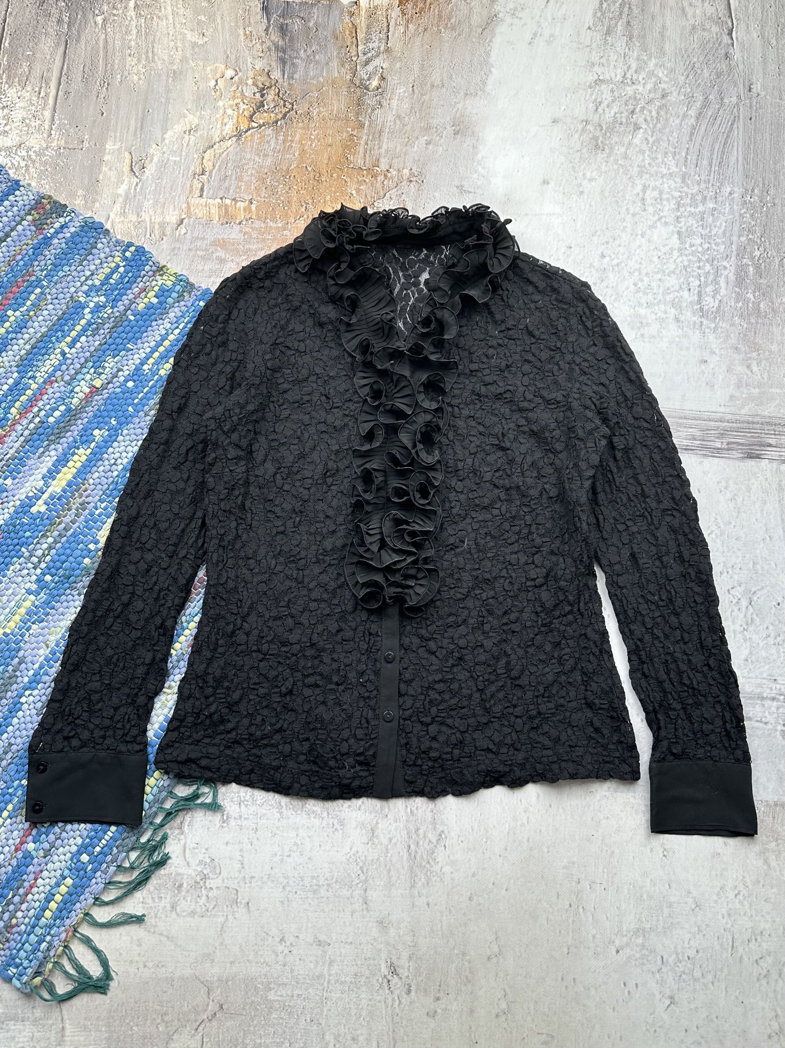 Vintage Vintage Lace Blouse A121(118) Size L / US 10 / IT 46 - 1 Thumbnail