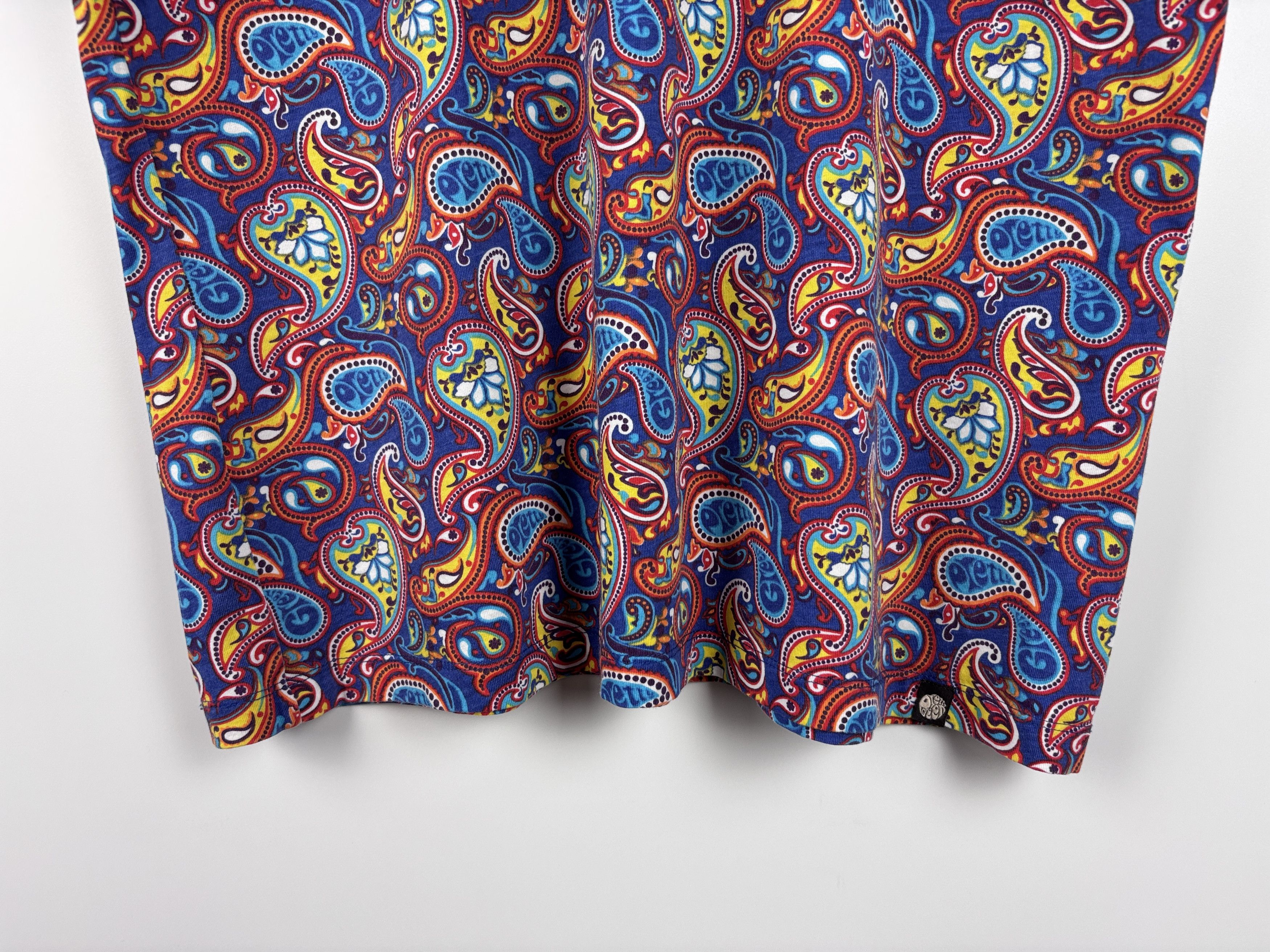 Pretty Green Pretty Green Paisley Print Polo T-Shirt Multicolor Size XL Size US XL / EU 56 / 4 - 3 Thumbnail