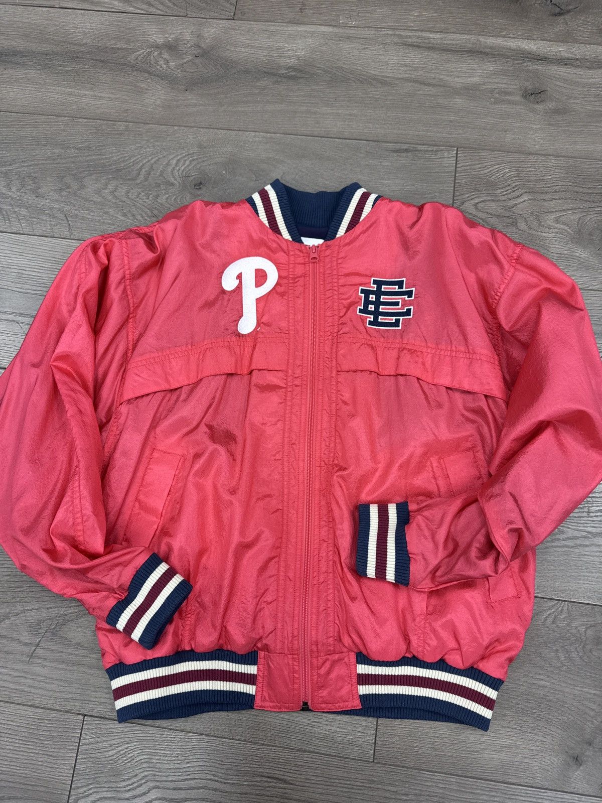 Vintage Philadelphia Phillies Jacket AUTHENTIC Majestic MLB