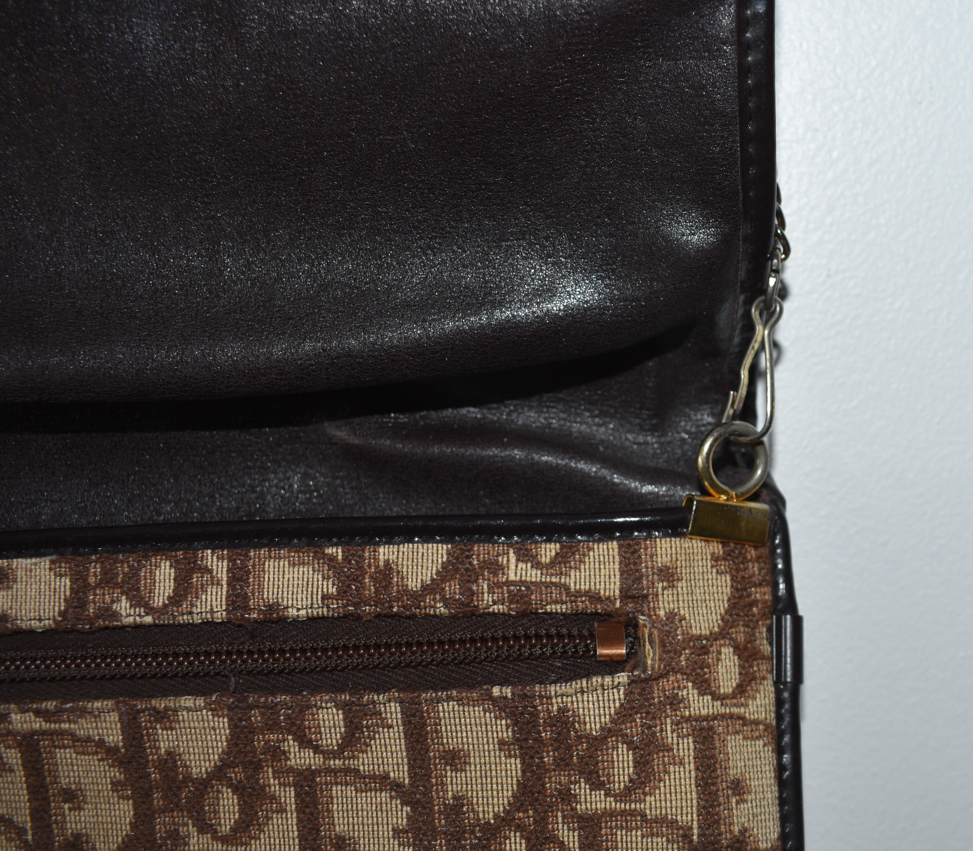 Dior Vintage Dior Monogram Shoulder Bag Size ONE SIZE - 7 Thumbnail