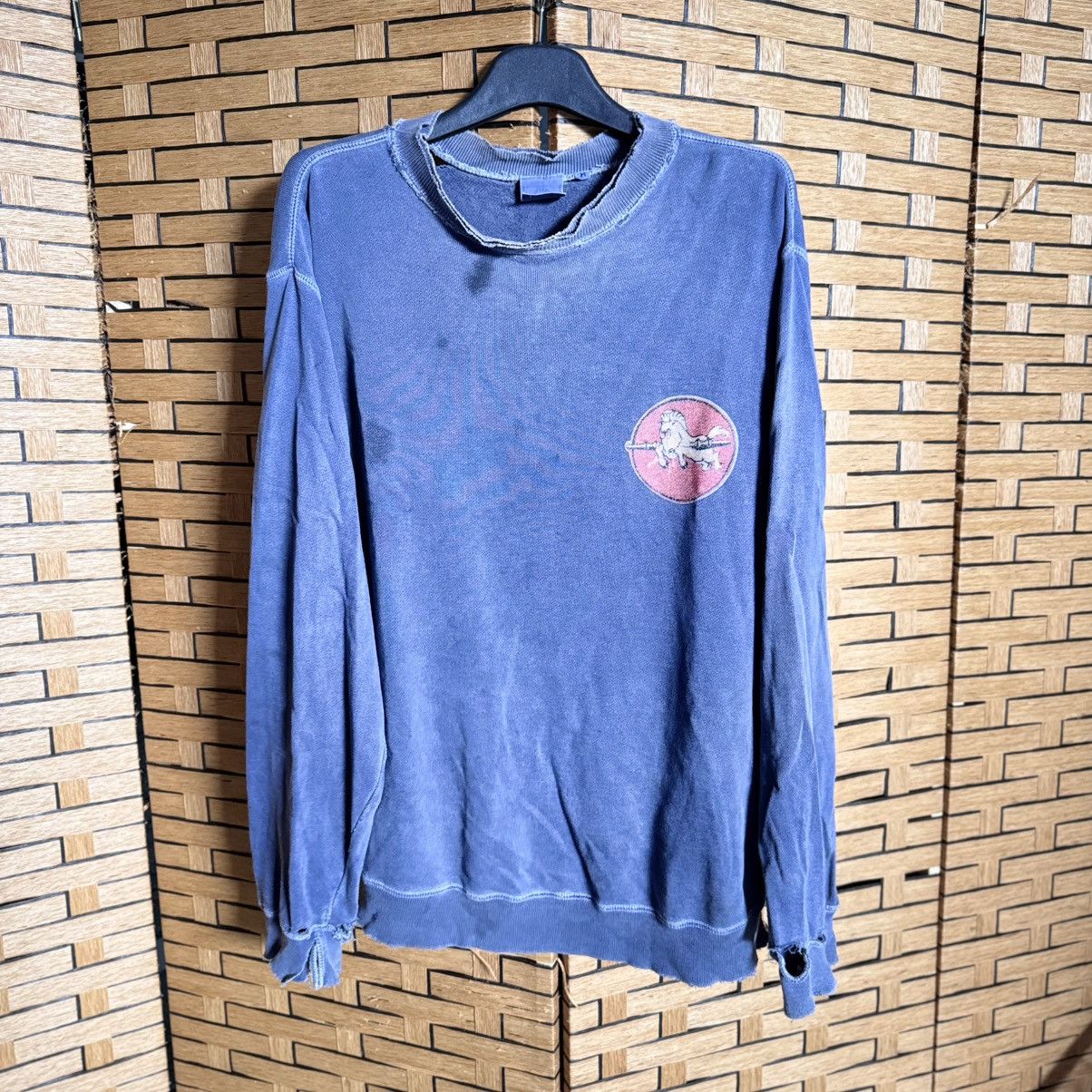 Avirex Vintage Trashed Avirex Bombardier Sweatshirt Size US L / EU 52-54 / 3 - 2 Thumbnail
