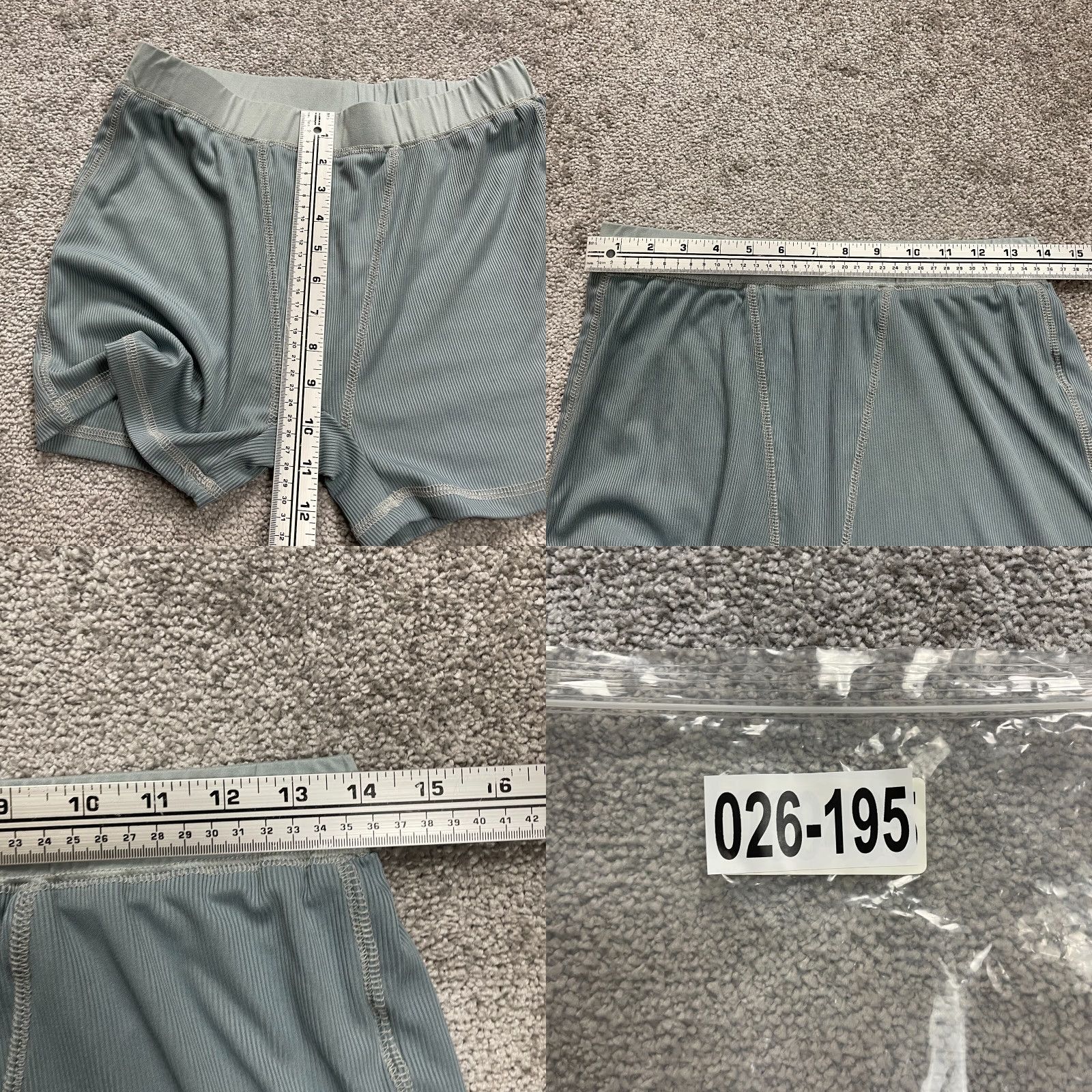 Shein Shein Casual Shorts Womens Large Gray Stretch Athletic Bike Running Gym 28x3.5 Size 36" / US 14 / IT 50 - 8 Thumbnail