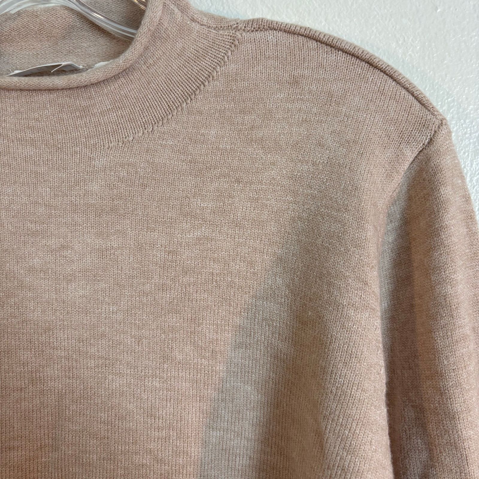 Other NWT Cyrus NYC Turtleneck Sweater in Beige Tan Women’s Size L Size L / US 10 / IT 46 - 2 Thumbnail