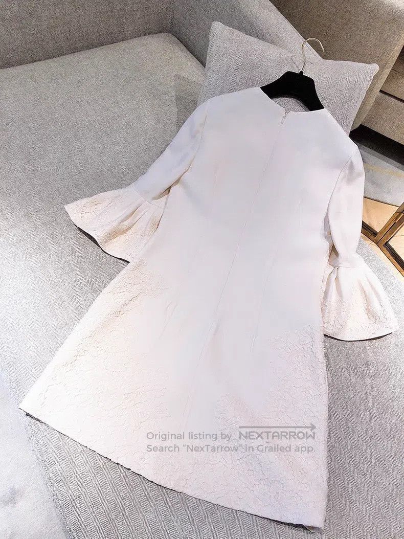 Valentino Valentino Cream lace panelled dress dress Size XS / US 0-2 / IT 36-38 - 2 Thumbnail
