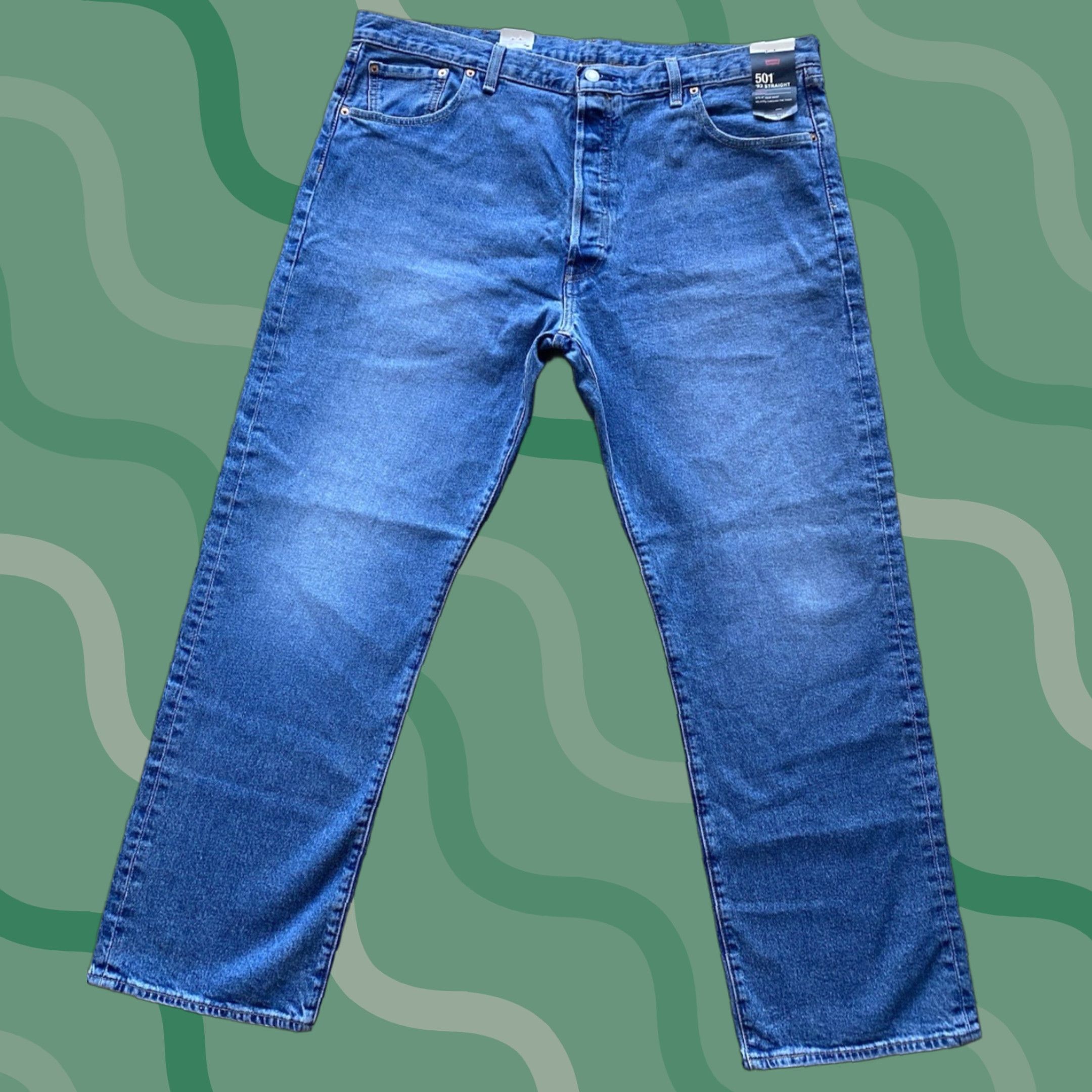 Levi's VINTAGE Levi's 501 Jeans Straight 42x32 Men’s Blue 93 Big E NWT Premium 501 Jeans Mens Size US 42 / EU 58 - 1 Thumbnail