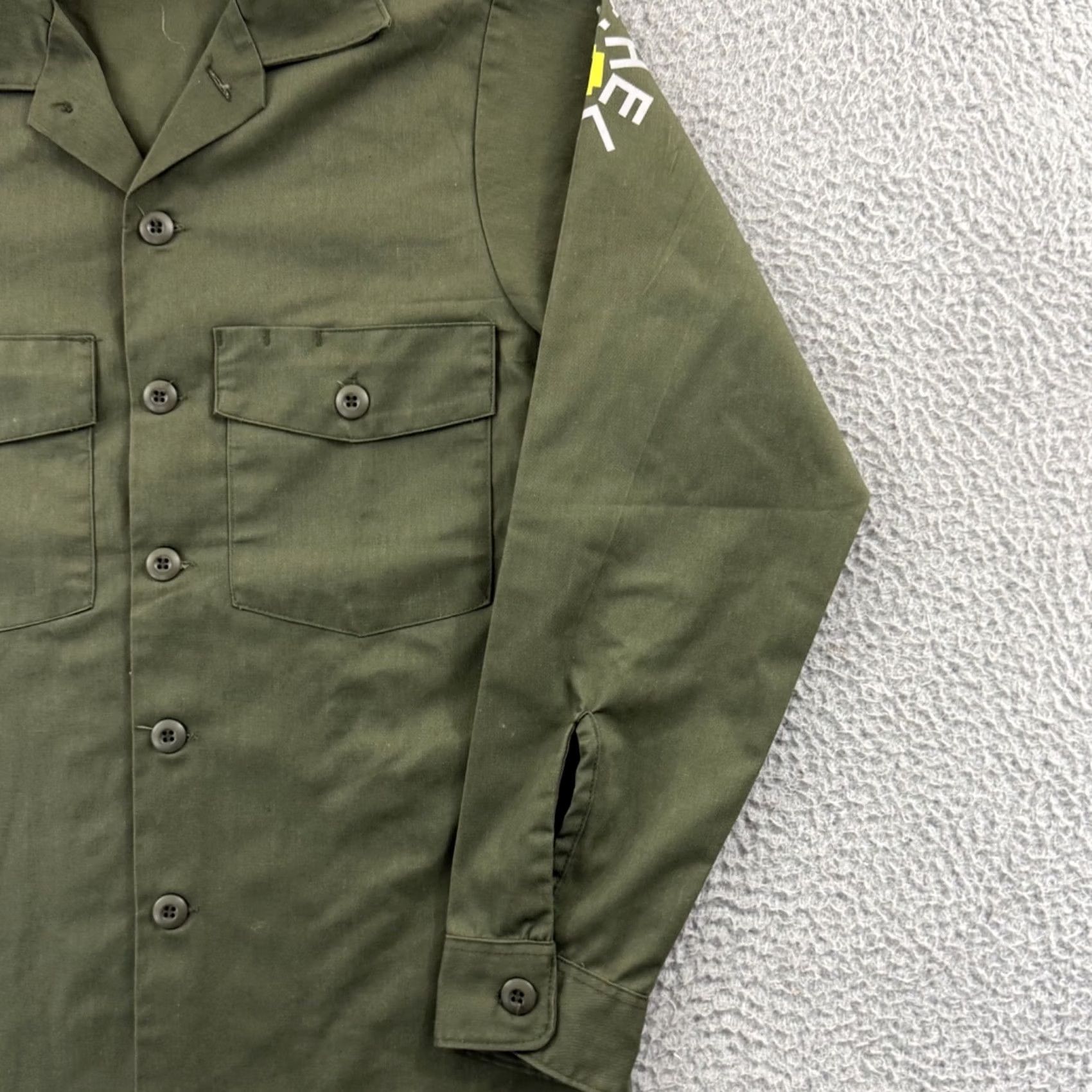 Vintage VINTAGE US Military OG-507 Utility Shirt Mens S Green Fatigue Officer Army 80s Size US S / EU 44-46 / 1 - 5 Thumbnail