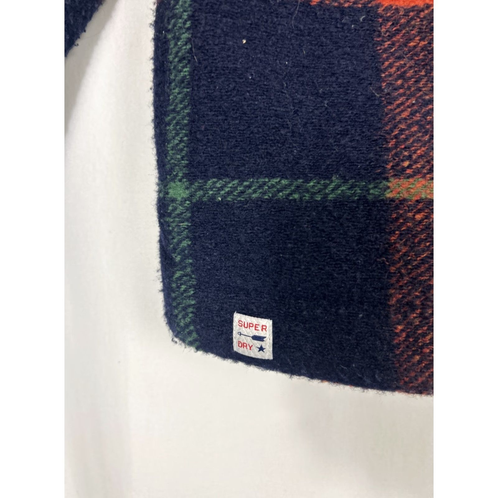 Superdry Superdry The Co Lamber Plaid Wool Polyester Jacket Women's 4 Blue Red Green중 Size S / US 4 / IT 40 - 6 Thumbnail