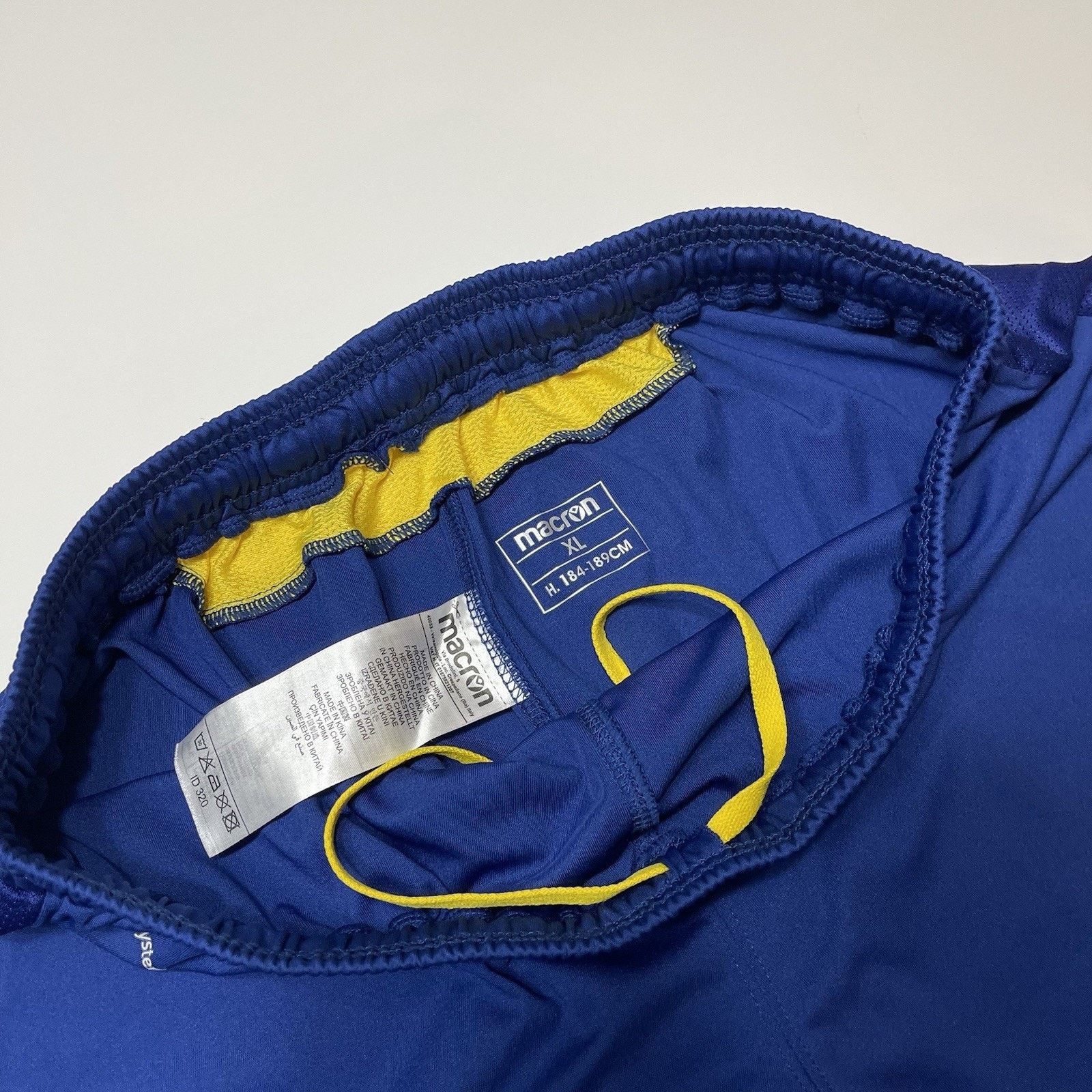 Macron Macron Hellas Verona Blue Football Shorts S047 Size US 32 / EU 48 - 7 Thumbnail