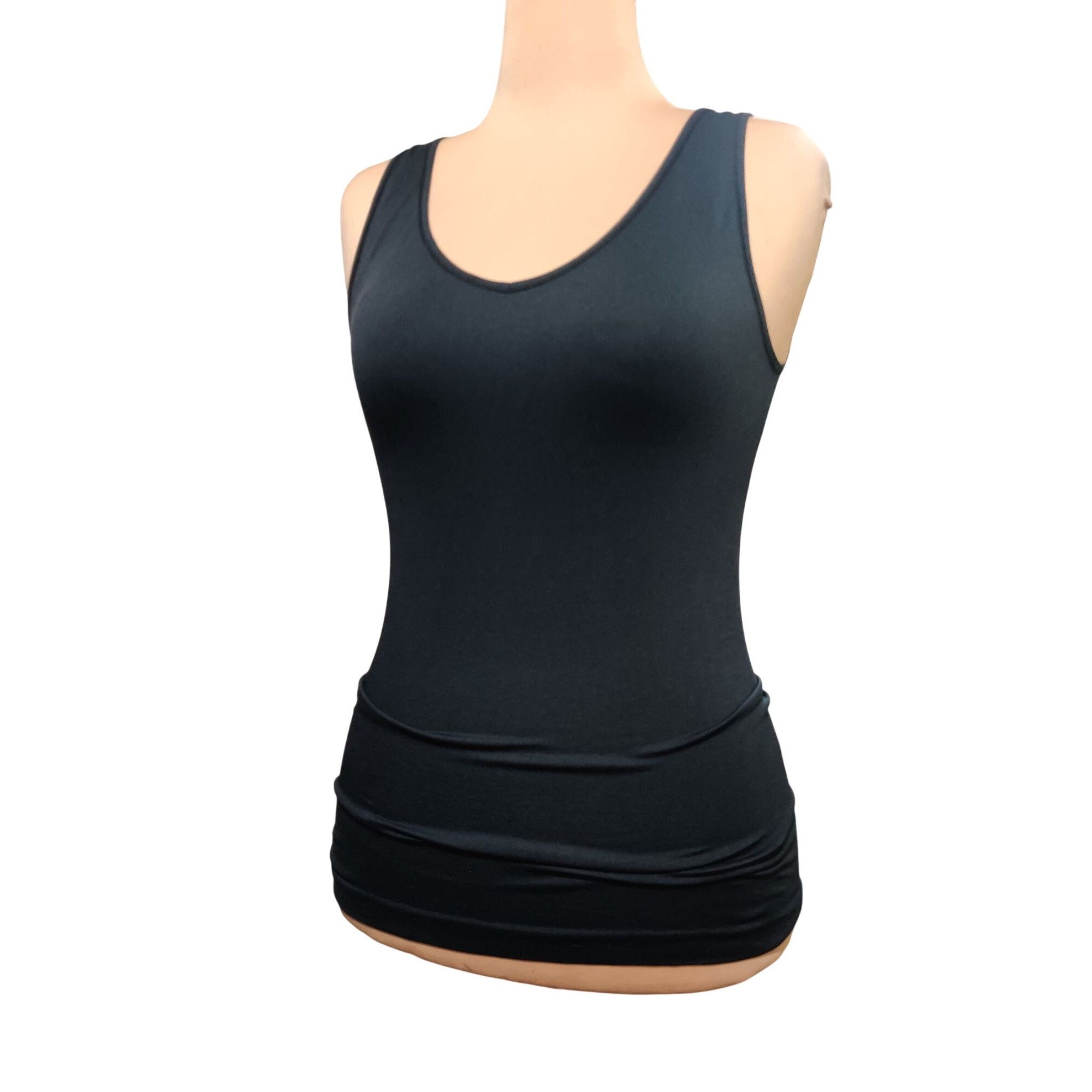 Jockey Jockey Black Seamless Shapewear Size L Tank Top Longline Str Size ONE SIZE - 8 Thumbnail