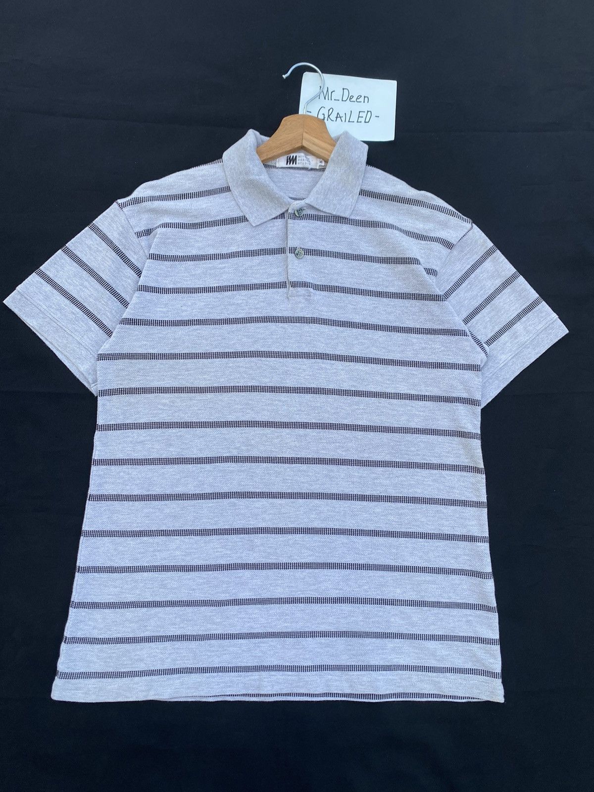 Issey Miyake Rare Vintage Issey Miyake IM Stripes Polo Shirt Size US M / EU 48-50 / 2 - 2 Thumbnail