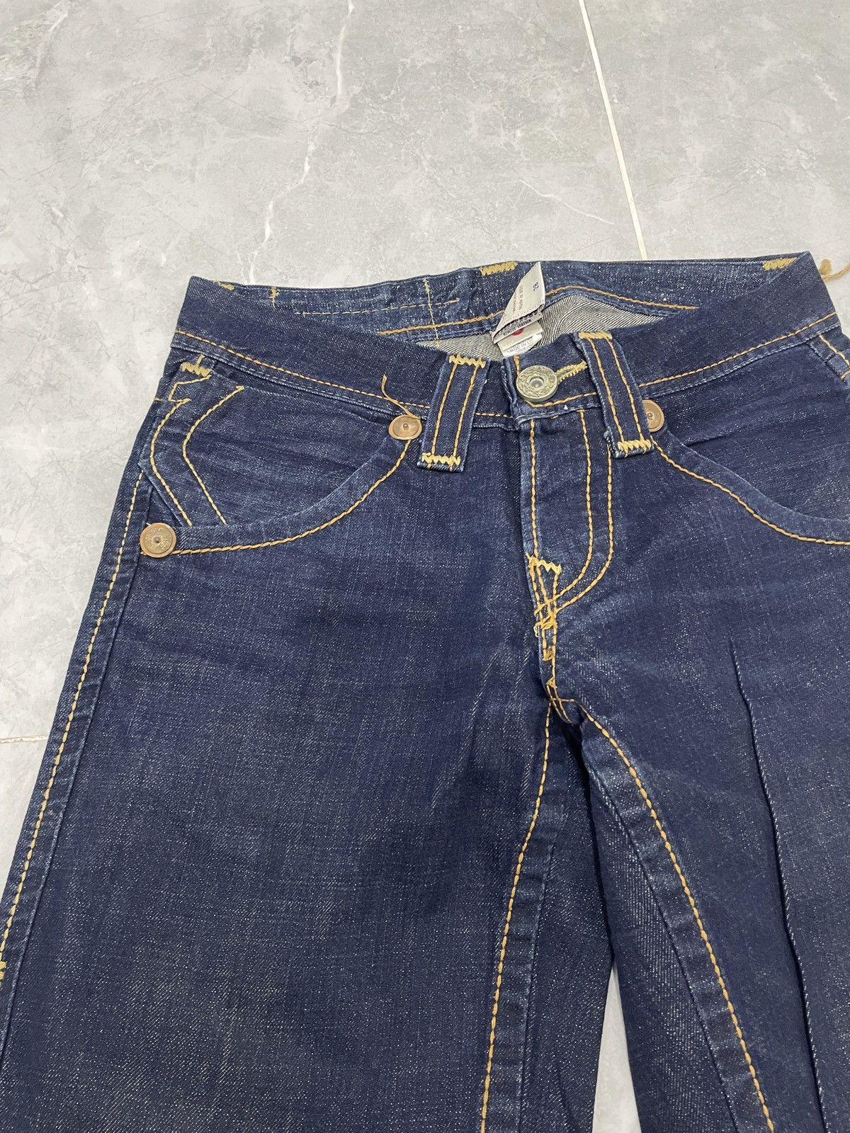 True Religion × Vintage DARK BLUE TRUE RELIGION MADE IN USA DENIM PANT Size US 28 / EU 44 - 4 Thumbnail