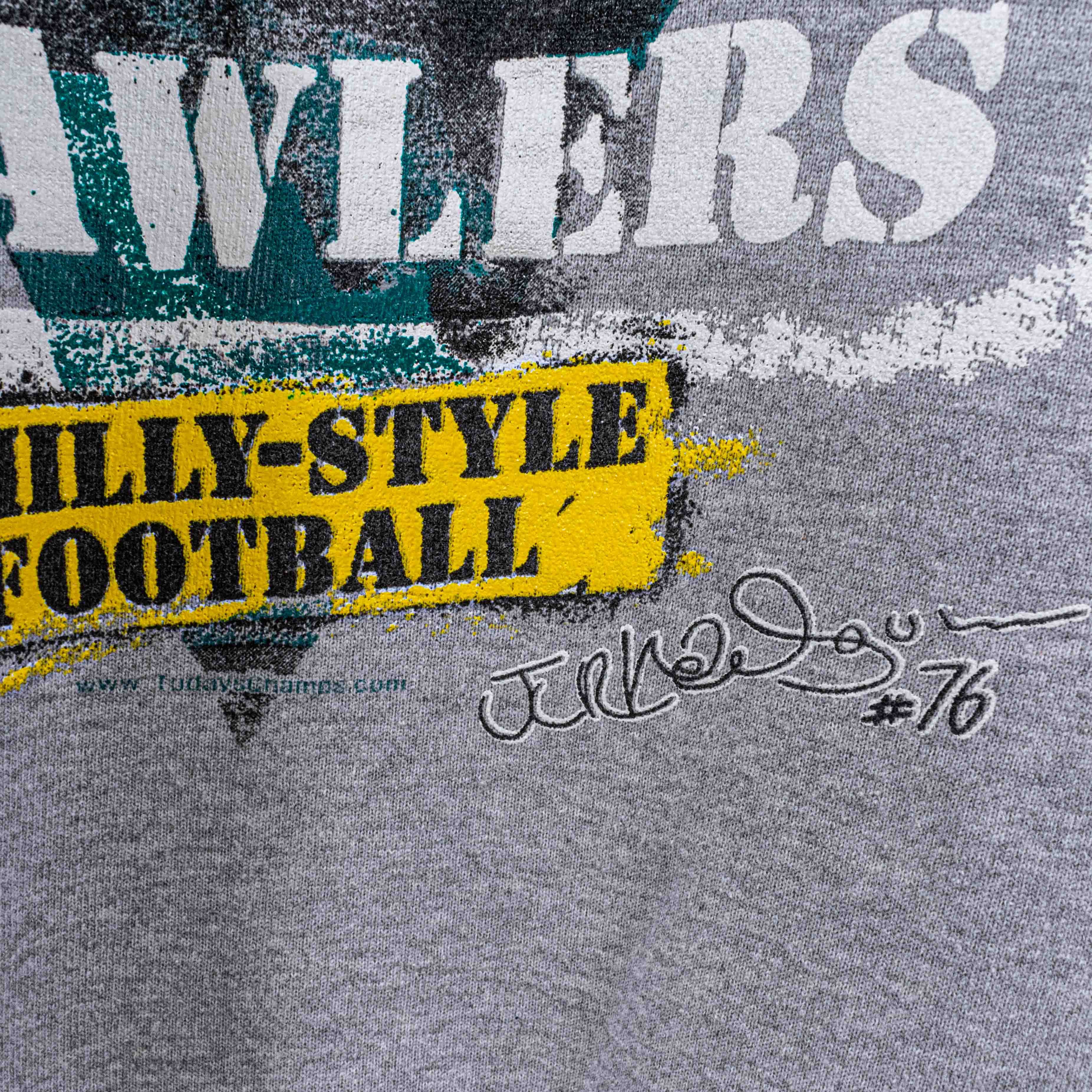 Vintage Philly Style Football Broad Street Brawlers Sweatshirt Size US XL / EU 56 / 4 - 4 Thumbnail