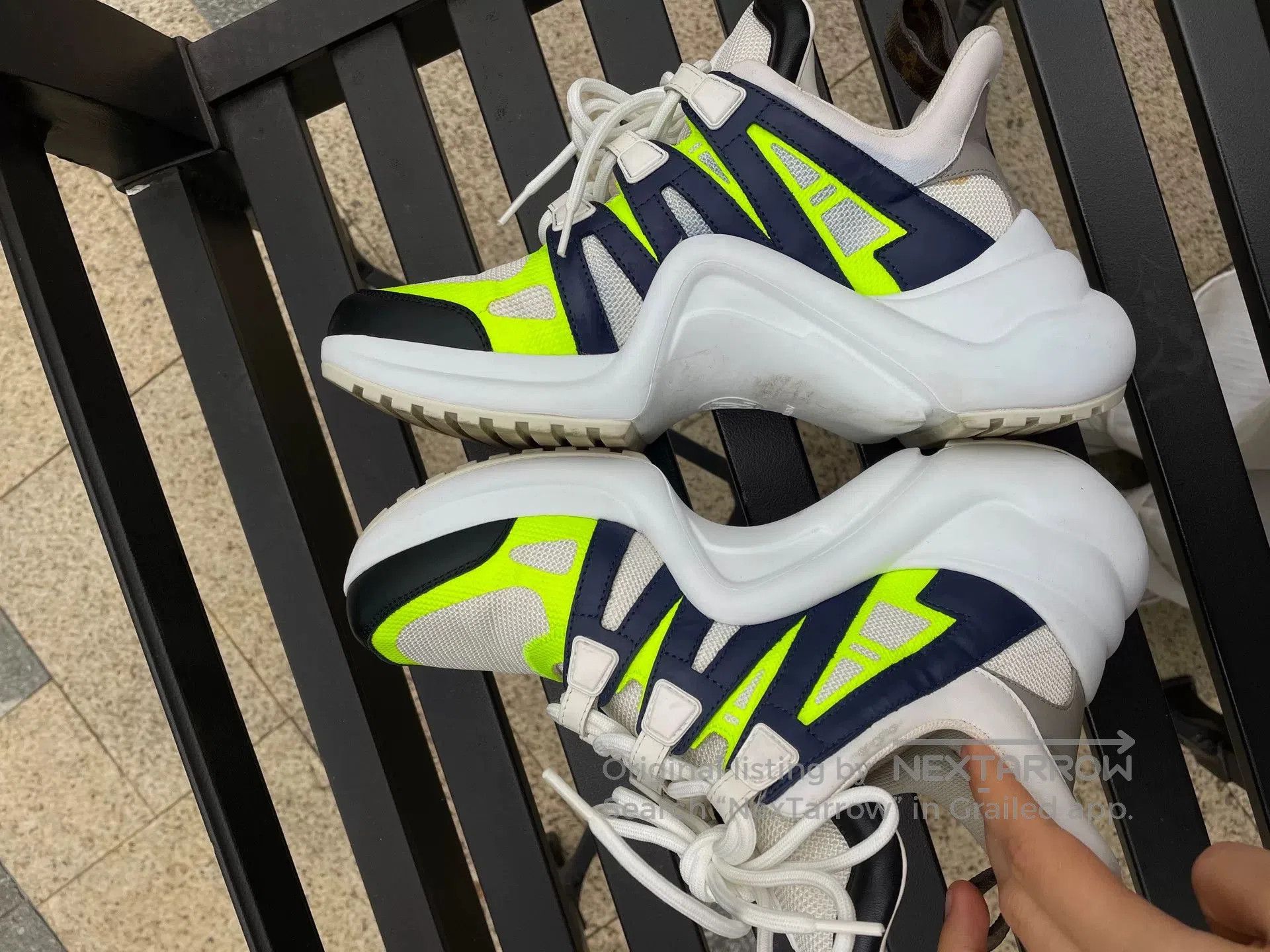 LVXWA Green Louis Vuitton Arch Bridge Shoes. Size US 7 / IT 37 - 4 Thumbnail
