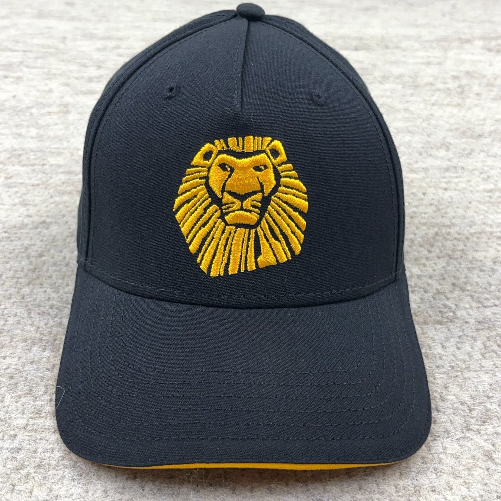 Disney Disney The Lion King Hat Cap Strap Back Adjustable Adult One Size Black Twill Baseball Cap Men Casual Vintage-Style 90s Retro Cartoon Logo Size ONE SIZE - 2 Thumbnail
