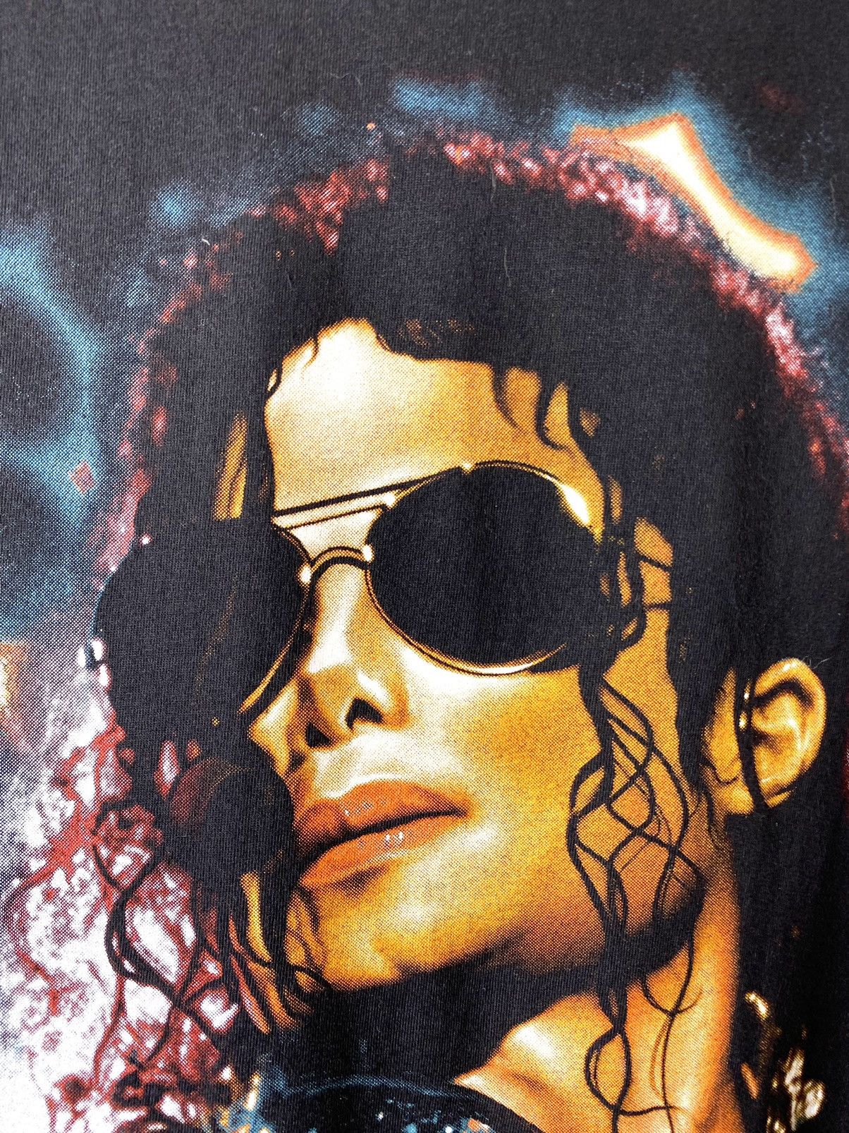 Band Tees Vintage 2000’s Michael Jackson Big Print T Shirt Size US L / EU 52-54 / 3 - 4 Thumbnail