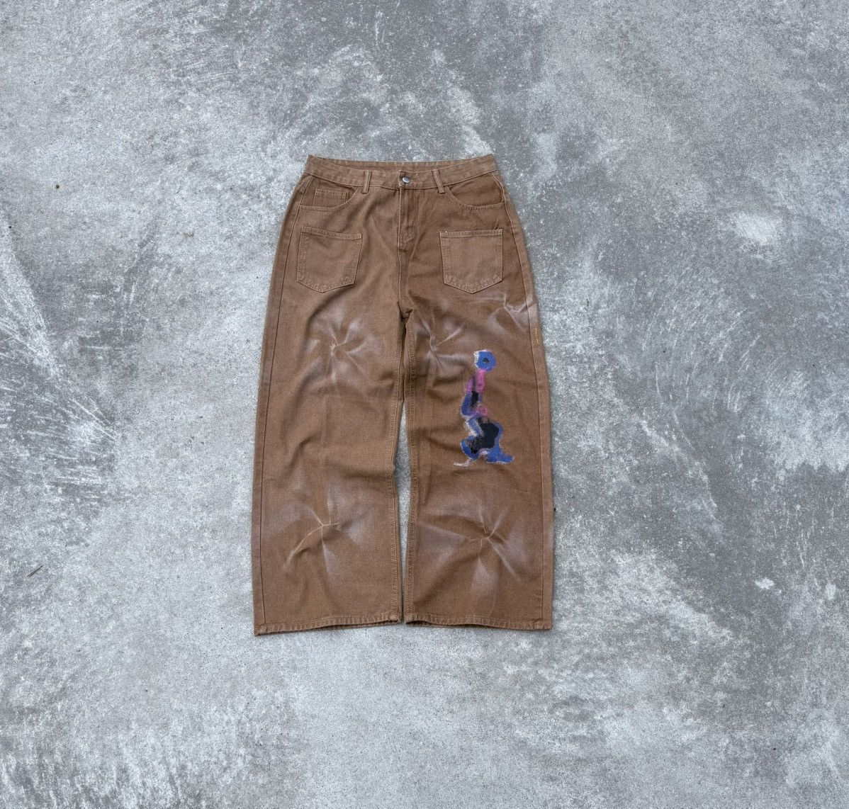 Other Vintage Y2K streetwear swag track avantgarde wide pants Size US 34 / EU 50 - 4 Thumbnail