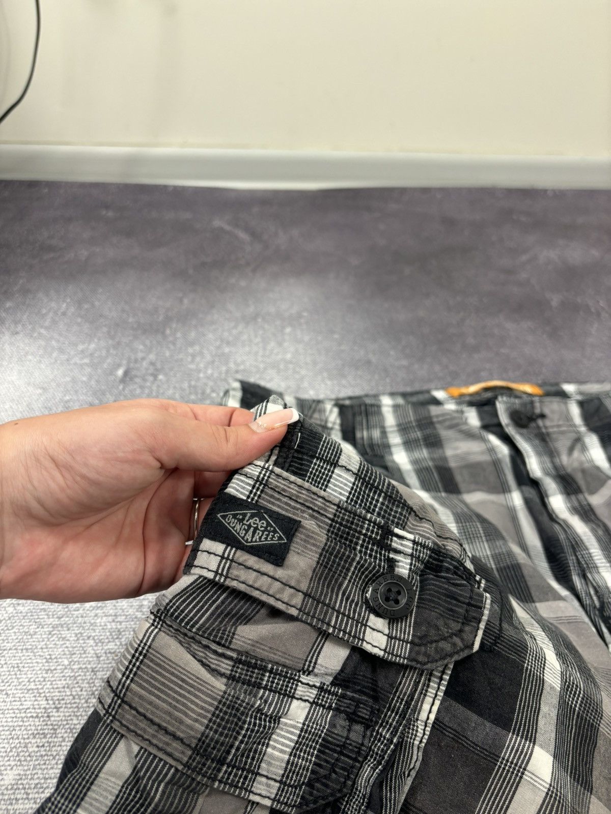 Lee Vintage Lee Dungarees Y2K American Utility Hype Cargo Shorts Size US 36 / EU 52 - 5 Thumbnail