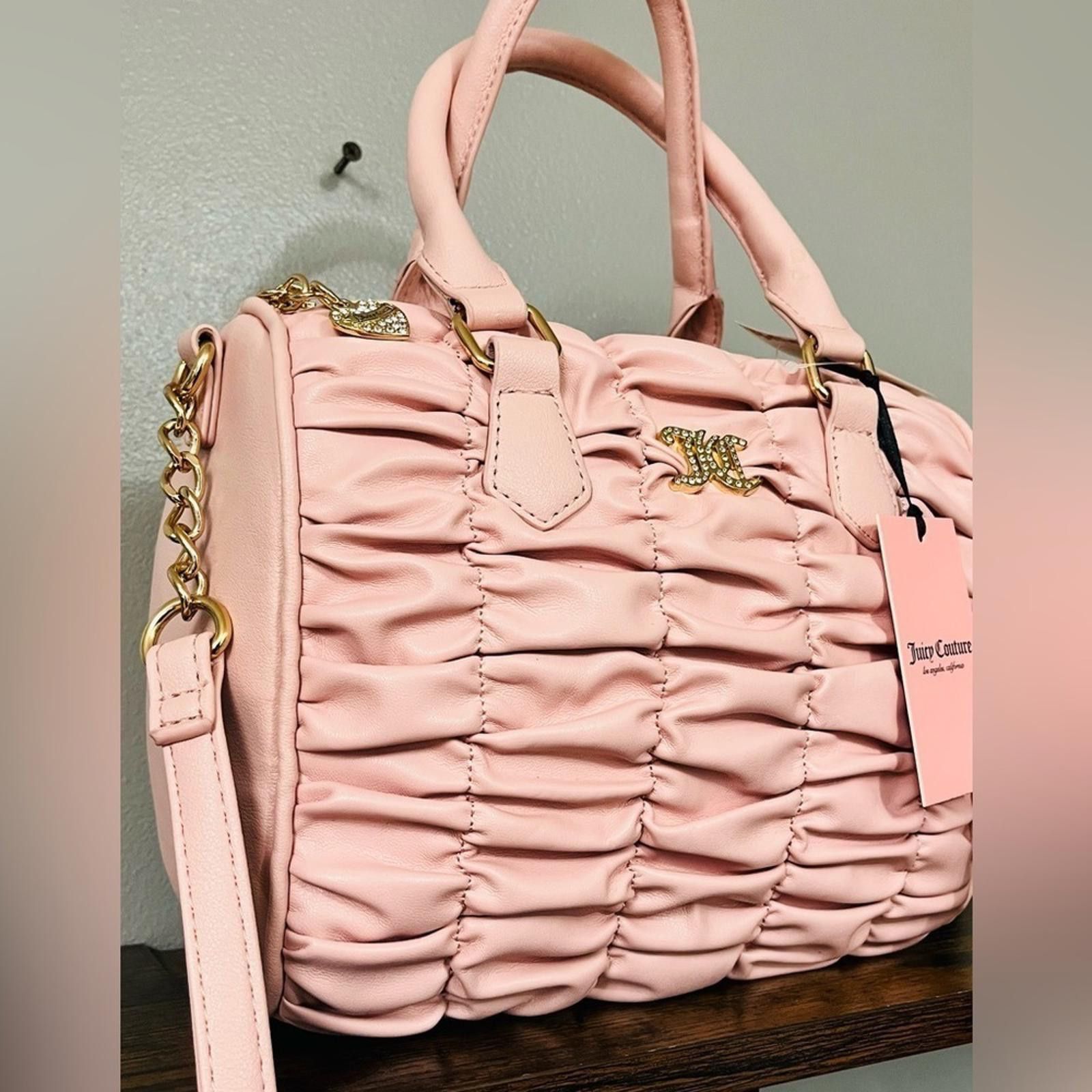 Juicy Couture Juicy Couture Run The World Pink Diamond Satchel NWT Size ONE SIZE - 2 Thumbnail