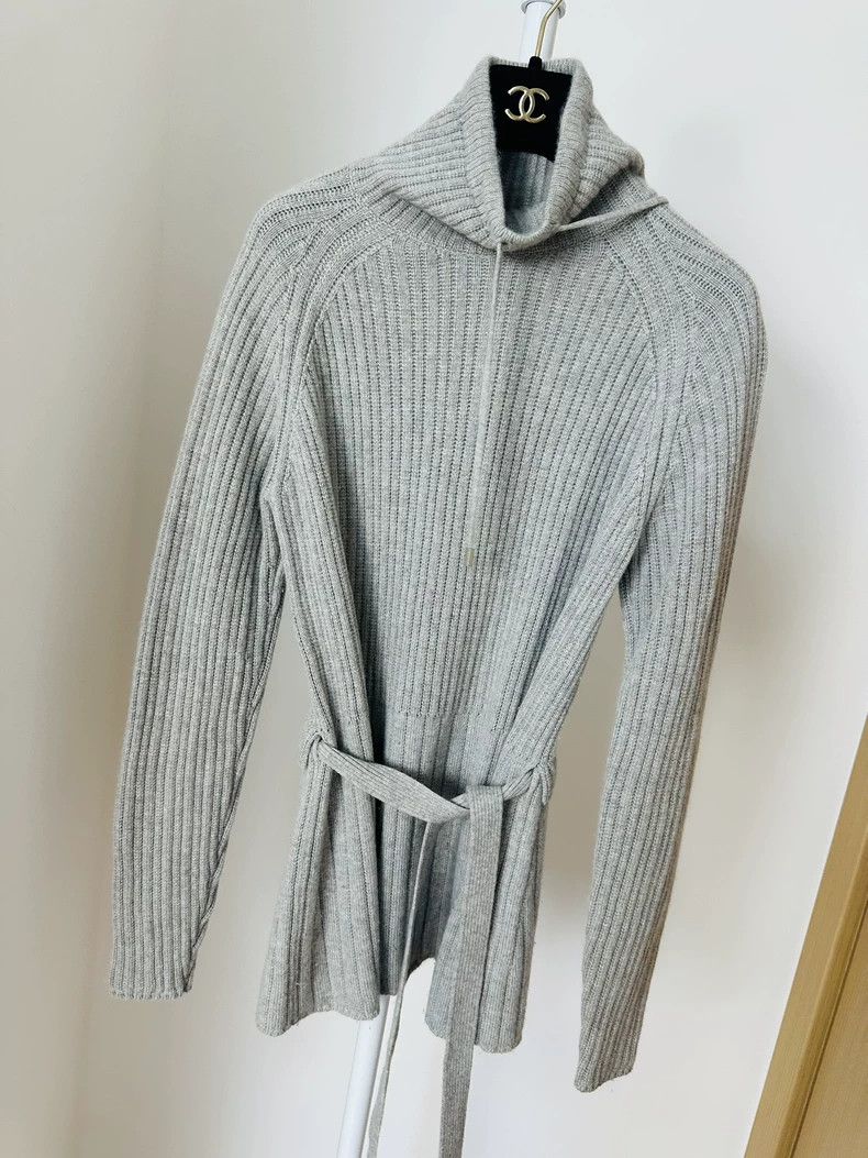 Loro Piana LORO PIANA Gray cashmere ribbon style Size XS / US 0-2 / IT 36-38 - 2 Thumbnail