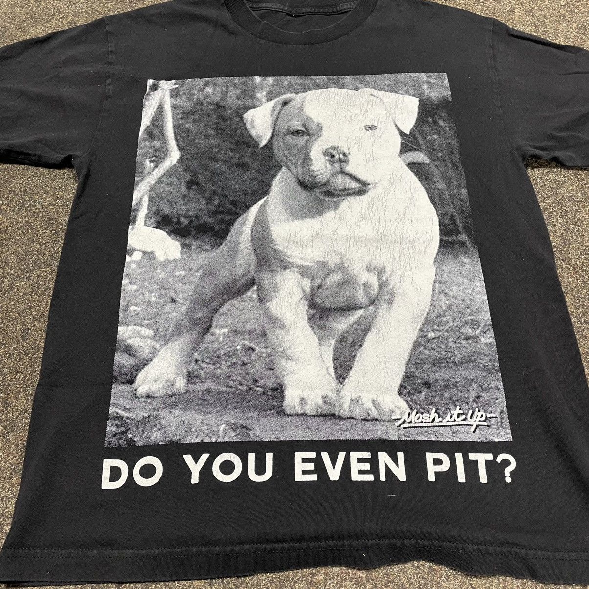 Vintage Vintage ADULT Pitbull Dog Meme Shirt Do You Even Pit? Gym Size US M / EU 48-50 / 2 - 3 Thumbnail