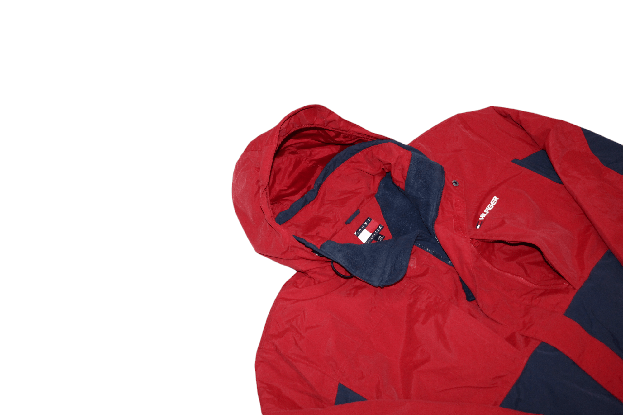 Tommy Hilfiger VTG🔥90's Tommy Hilfiger Fleece Lining Multipocket Jacket Size US XL / EU 56 / 4 - 9 Thumbnail