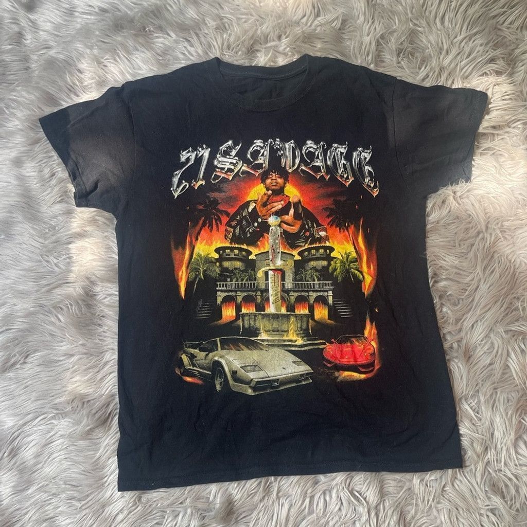The Unbranded Brand 21 savage Graphic album cover size M shirt Size US M / EU 48-50 / 2 - 1 Thumbnail
