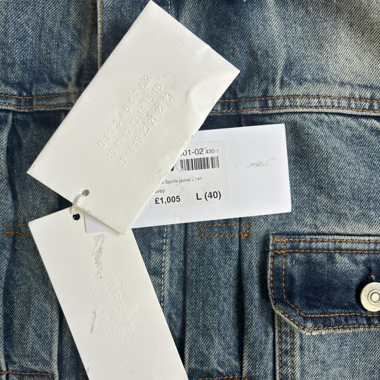 Maison Margiela Maison Margiela cropped denim jacket Size US L / EU 52-54 / 3 - 2 Thumbnail