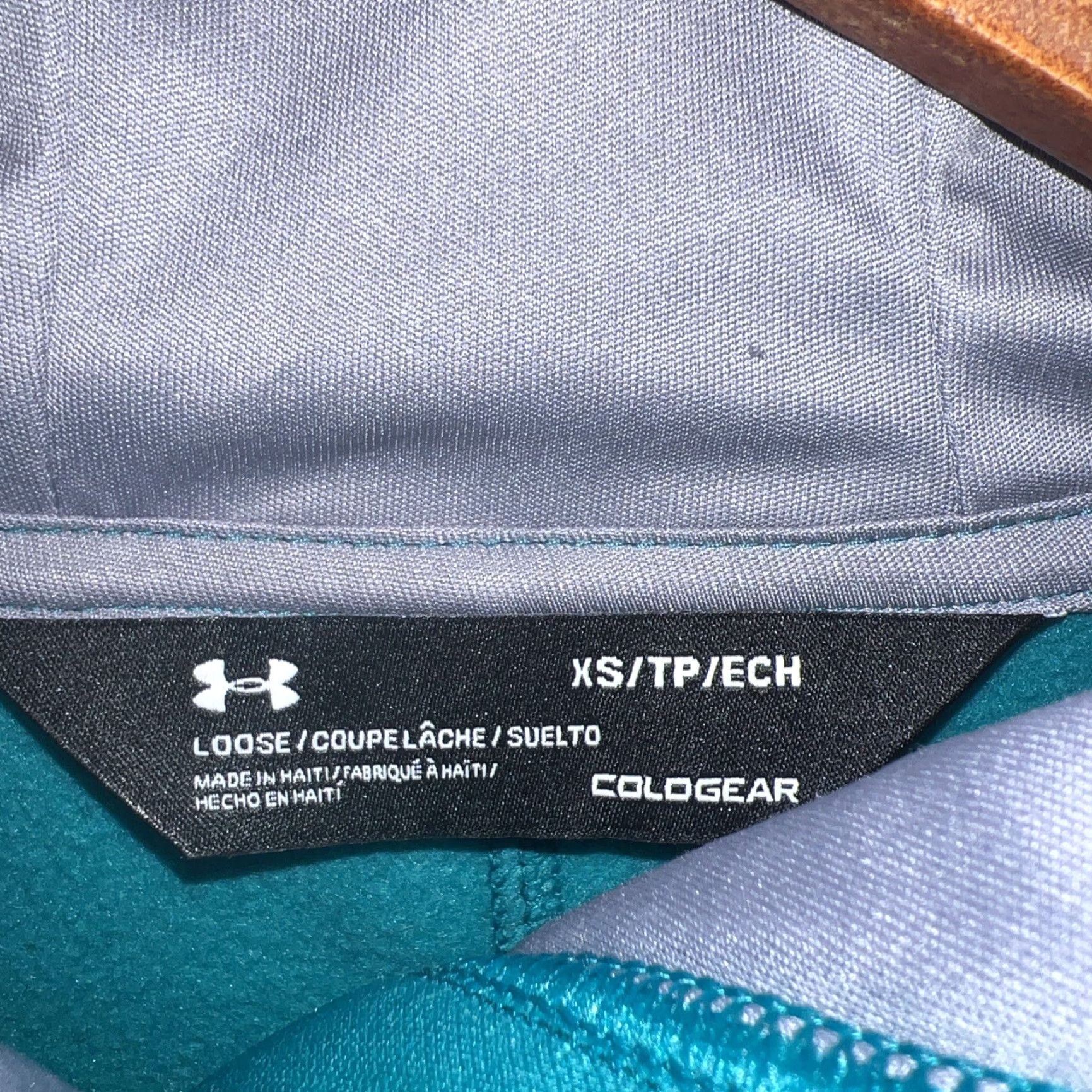 Under Armour Under Armour Hoodie Pullover Coldgear Blue Womens XS Size Pullover Hoodie Blue Womens XS Coldgear Size XS / US 0-2 / IT 36-38 - 3 Thumbnail