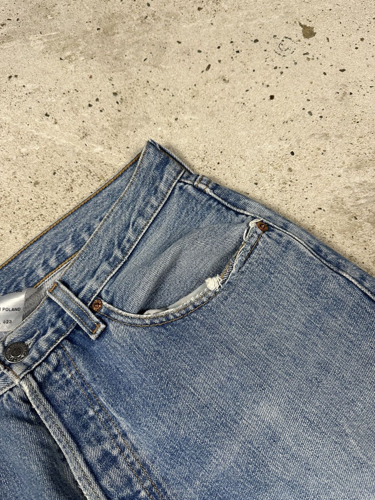 Levi's × Vintage Vintage Y2K Levi’s 501 Blue Denim Pants Jeans Size US 32 / EU 48 - 8 Thumbnail