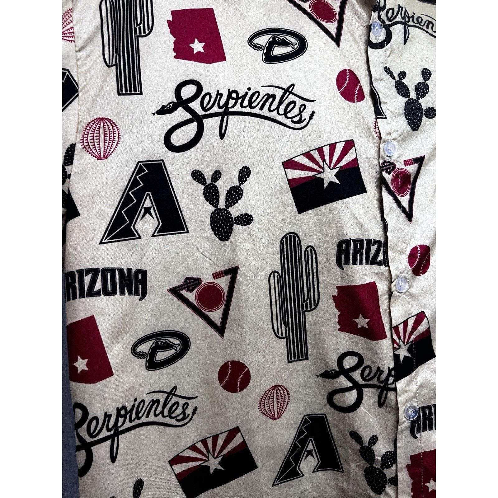 Other Arizona Diamondbacks MLB Baseball Hawaiian Button Up Shirt L Size US L / EU 52-54 / 3 - 5 Thumbnail