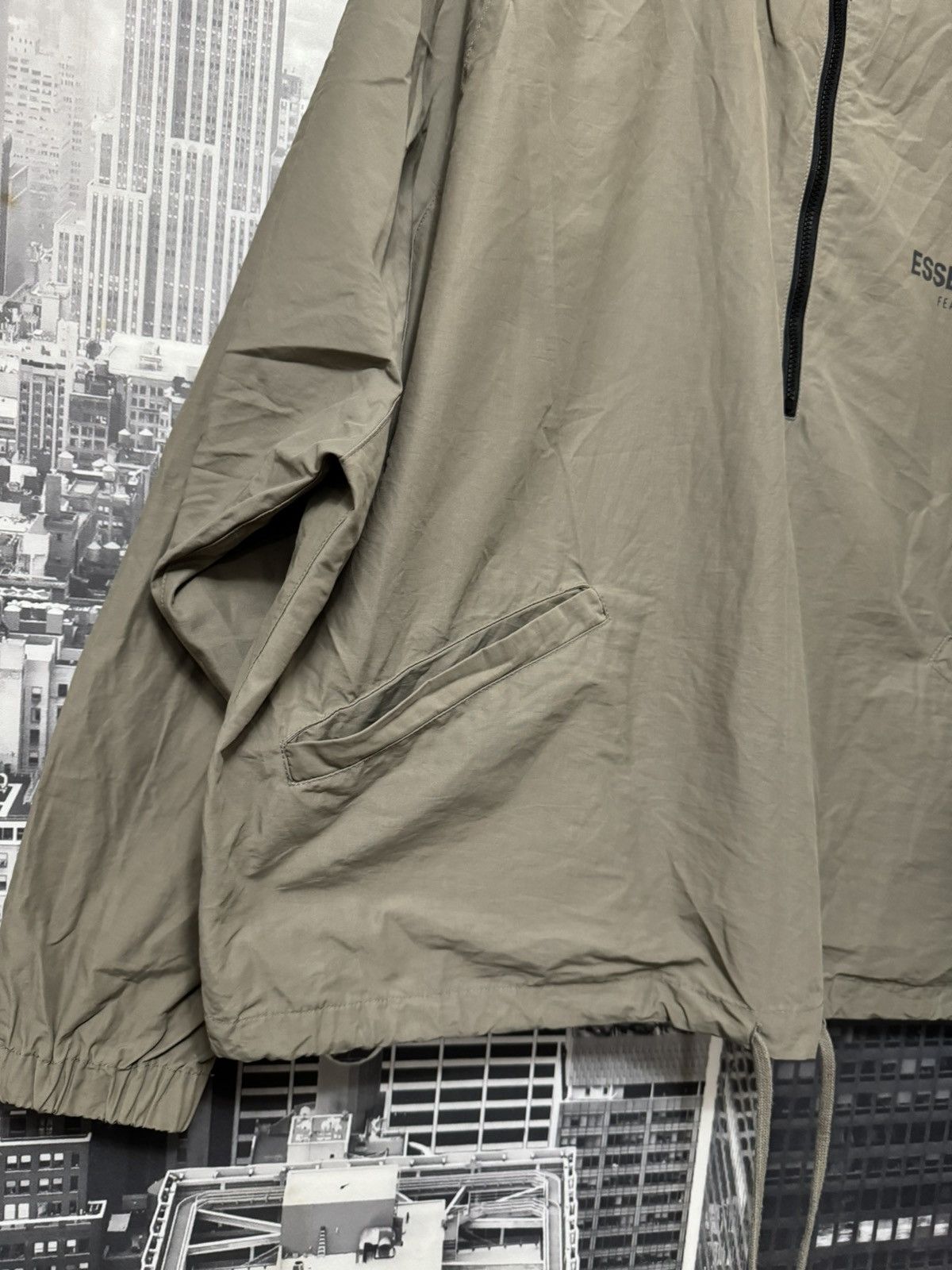 Fear of God Fear of God Essentials Track Jacket SZ Medium Moss 🔥 Size US M / EU 48-50 / 2 - 6 Thumbnail