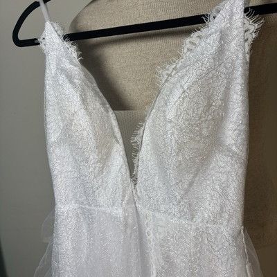 Other A-Line/Princess Tulle Applique V-neck Sleeveless Sweep/Brush Size ONE SIZE - 13 Thumbnail