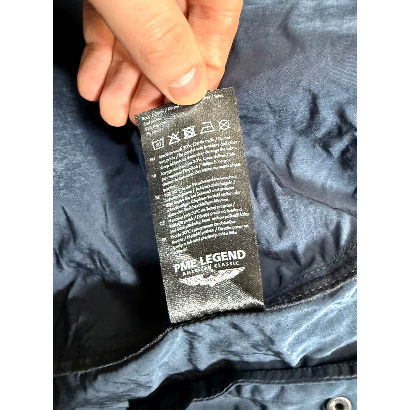 Vintage PME Legend XV Light Jacket Mens 3XL Blue Jacket Size US XXL / EU 58 / 5 - 4 Thumbnail