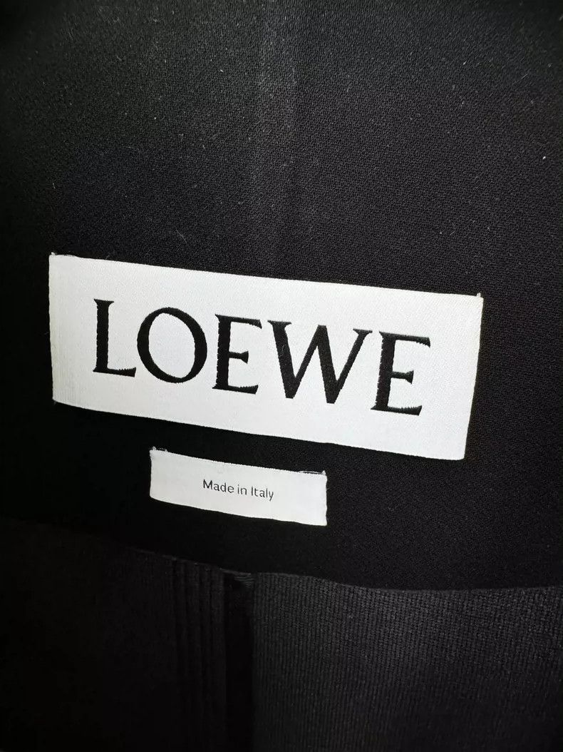 Loewe LOEWE Black overcoat Size XXS / US 00 / IT 34 - 2 Thumbnail
