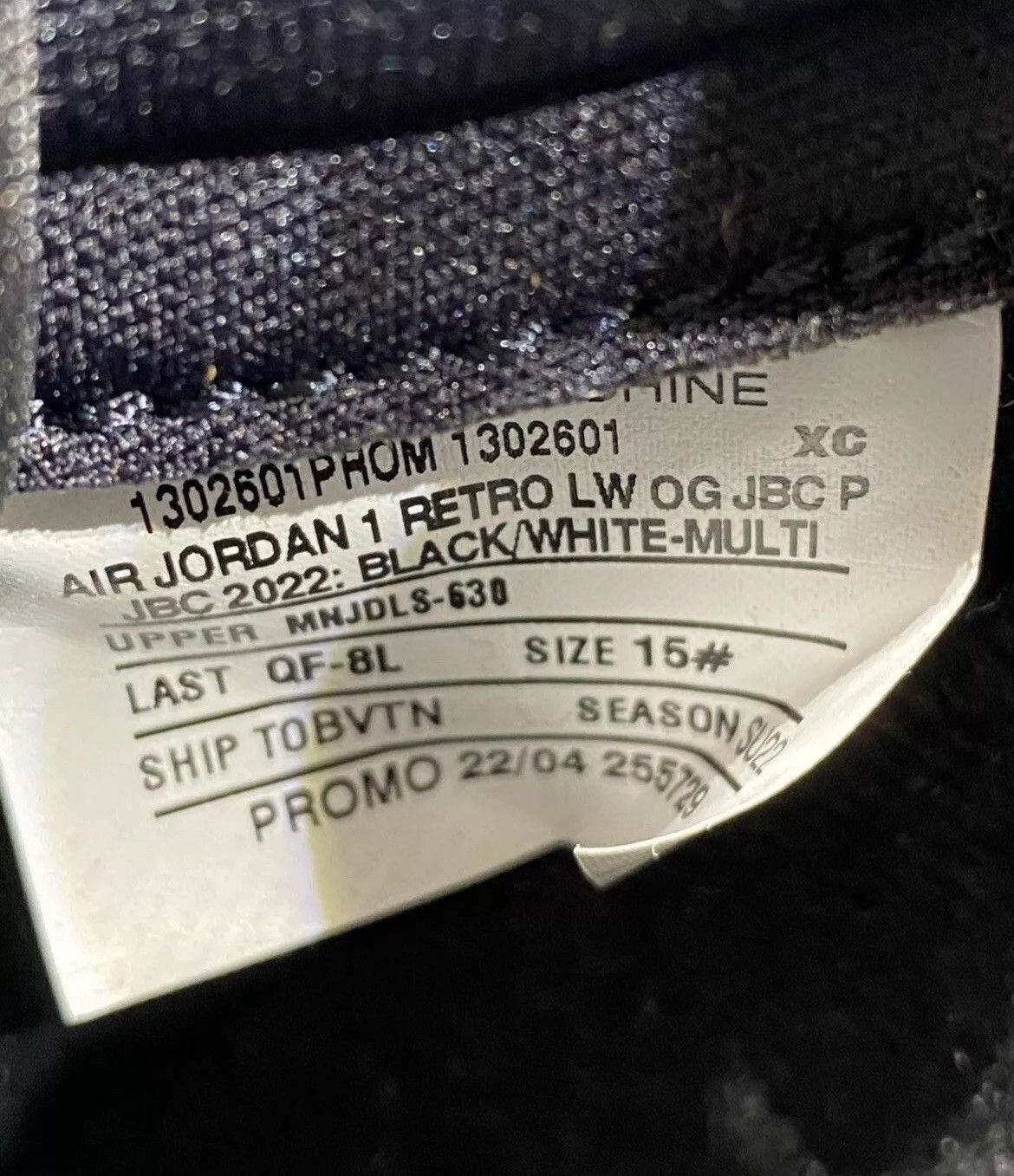 Jordan Brand NIKE AIR JORDAN 1 OG LOW JORDAN BRAND CLASSIC JBC SIZE 15 DS Size US 15 / EU 48 - 10 Thumbnail