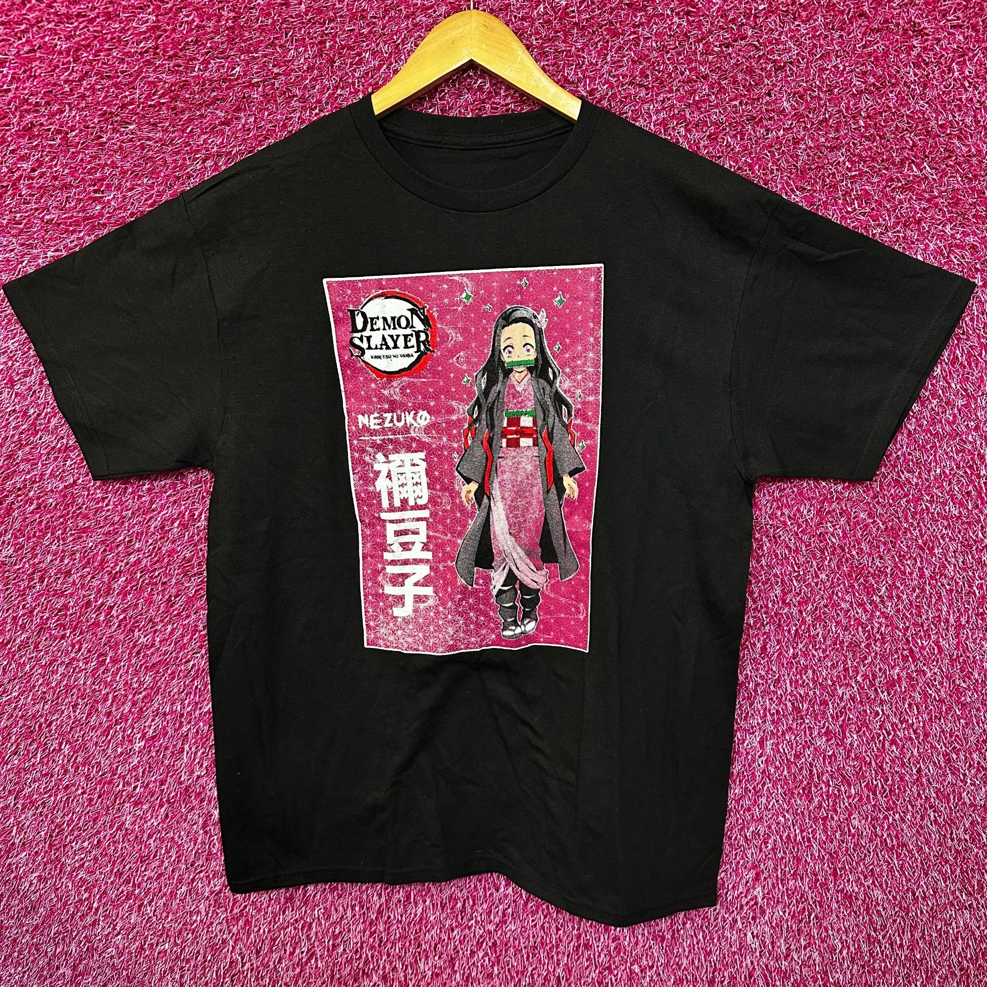 Vintage Demon Slayer Nezuko Kamado Manga Cover Poster Anime Tee L Size US L / EU 52-54 / 3 - 1 Thumbnail
