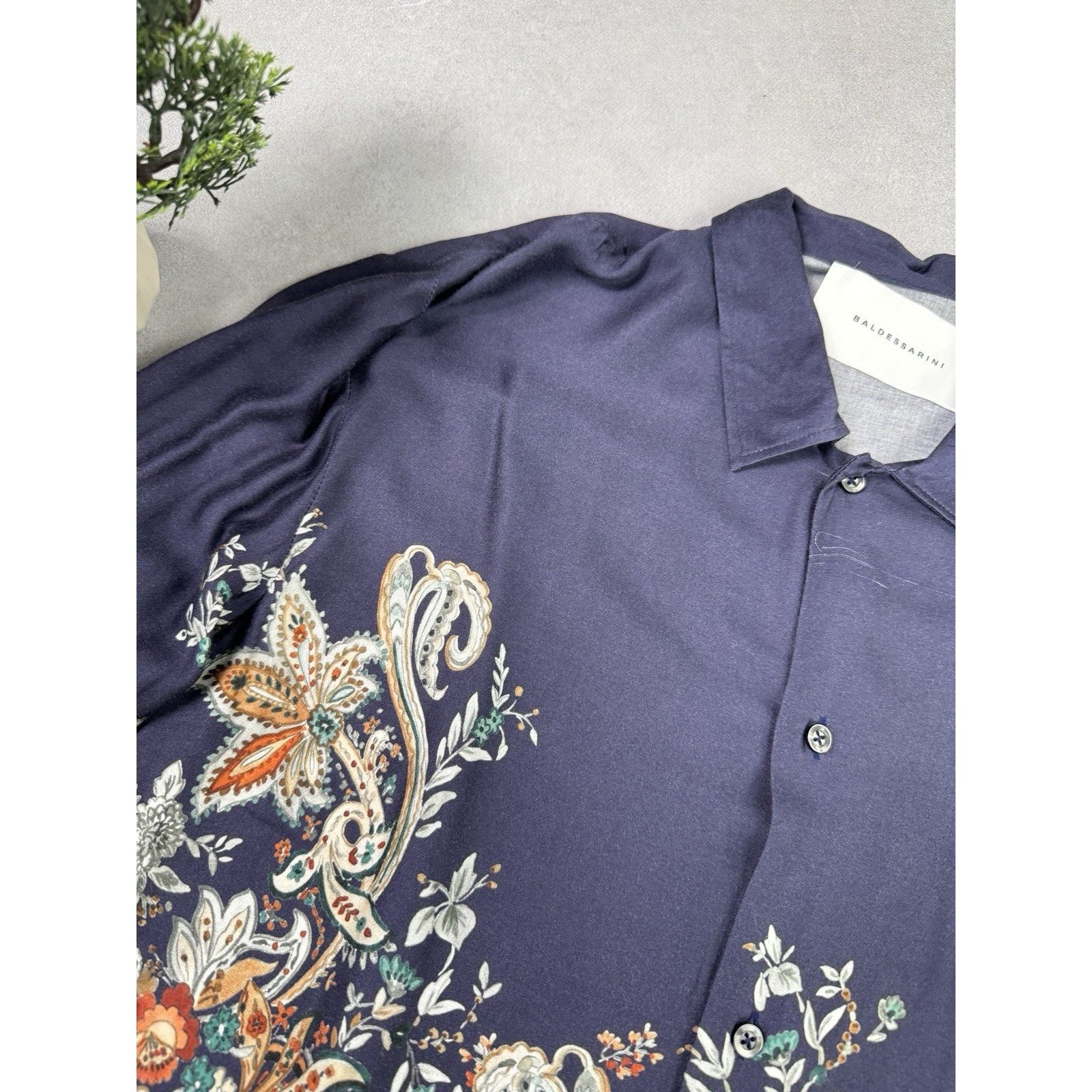 Baldessarini Baldesarini Men Button Up Shirt Multicolour Size L Viscose Size US L / EU 52-54 / 3 - 5 Thumbnail