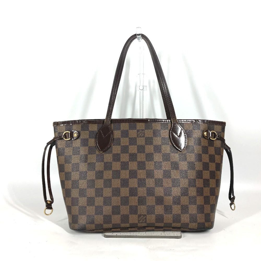 Louis Vuitton Louis Vuitton N41359 Damier Neverfull Pm Tote Bag Briefcase Shawl Shoulder Canvas Women Ebenu. Brown Size ONE SIZE - 1 Thumbnail