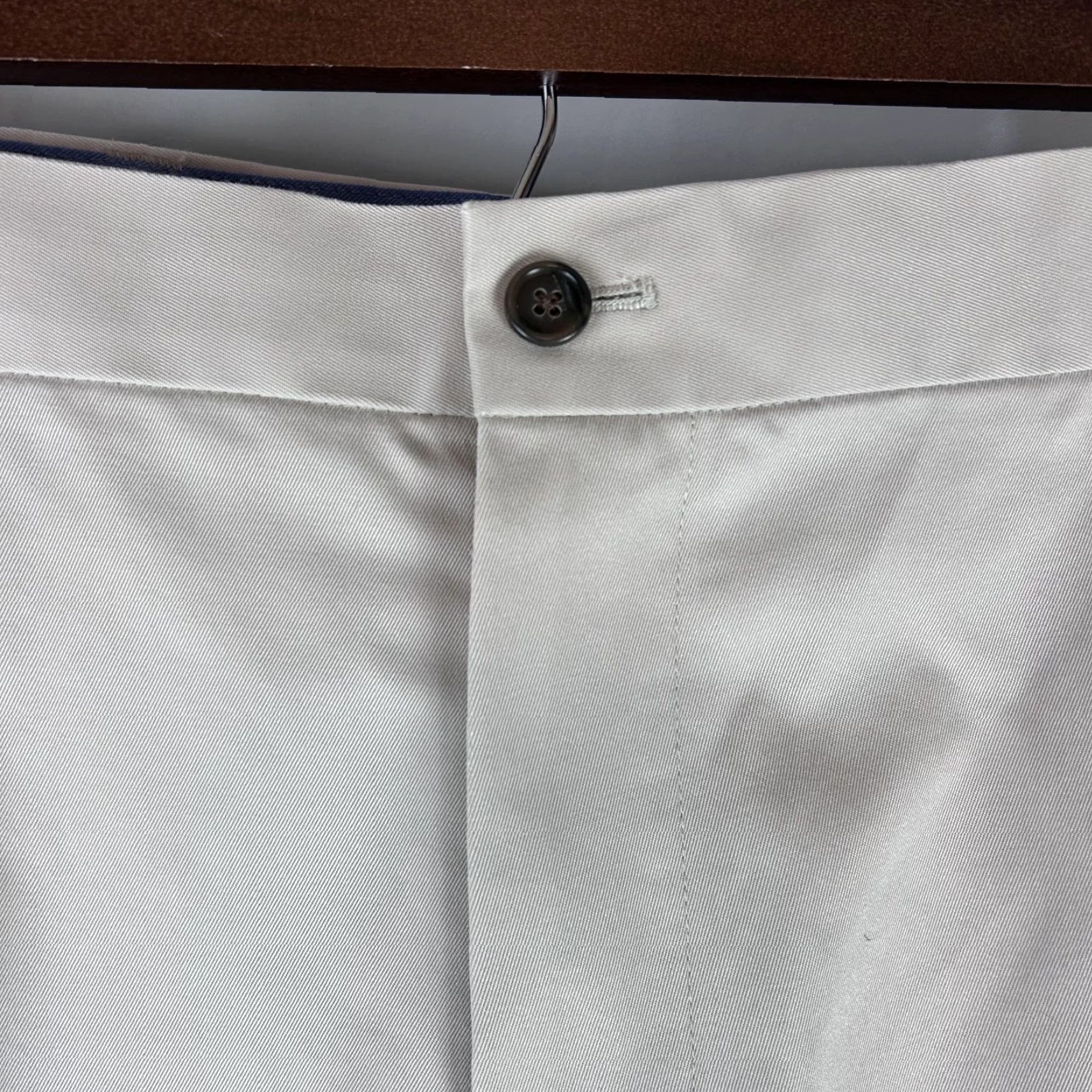 Brooks Brothers Brooks Brothers Pants Clark Fit Advantage Chino Lightweight Khaki Beige 38x30 Flat Front Cuffed Mens Size US 38 / EU 54 - 3 Thumbnail