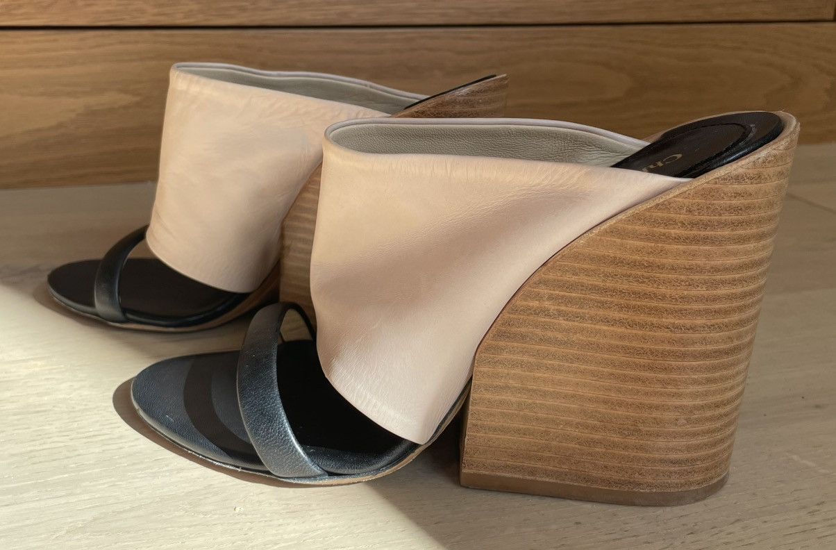 Chloe Chloe' stacked heel open toe sandal size 38 Size US 8 / IT 38 - 1 Thumbnail