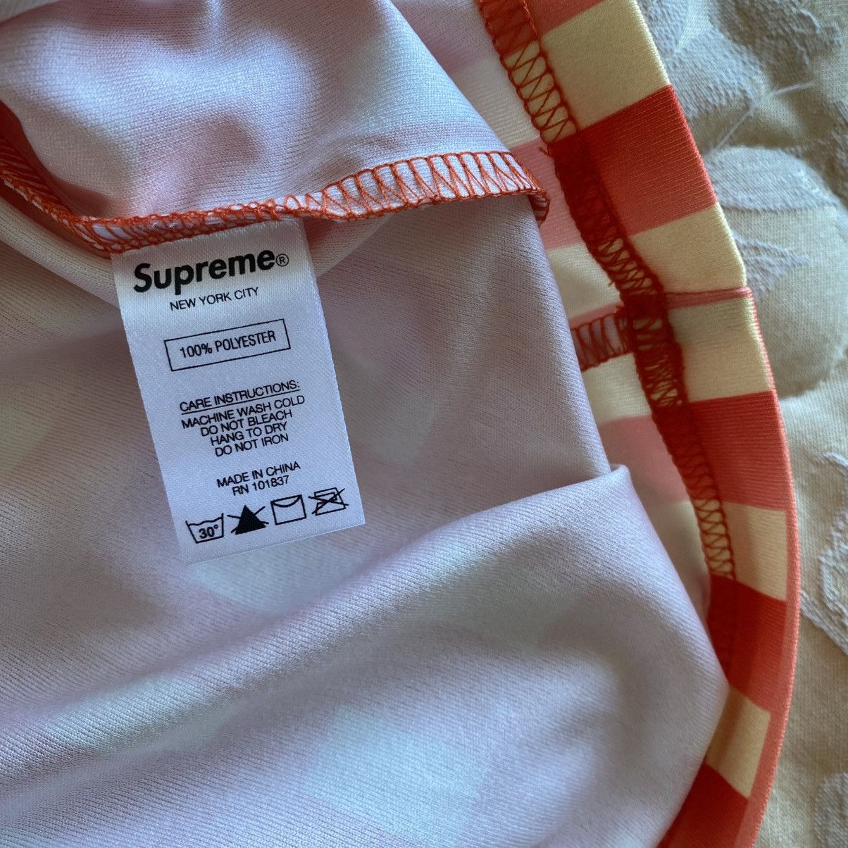 Supreme Supreme Grid Soccer Jersey Top Orange 2020 Size US M / EU 48-50 / 2 - 5 Thumbnail