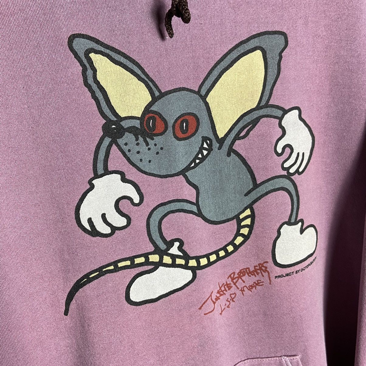 Octopus Vintage 90s Octopus Army Junkie Brothers Mouse Skate Hoodie Size US XL / EU 56 / 4 - 3 Thumbnail